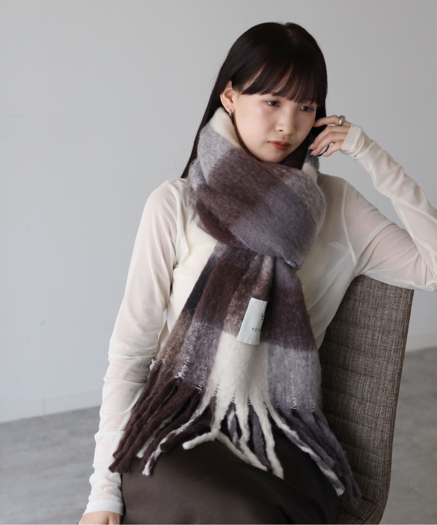 model：164cm. 着用サイズ：FREE