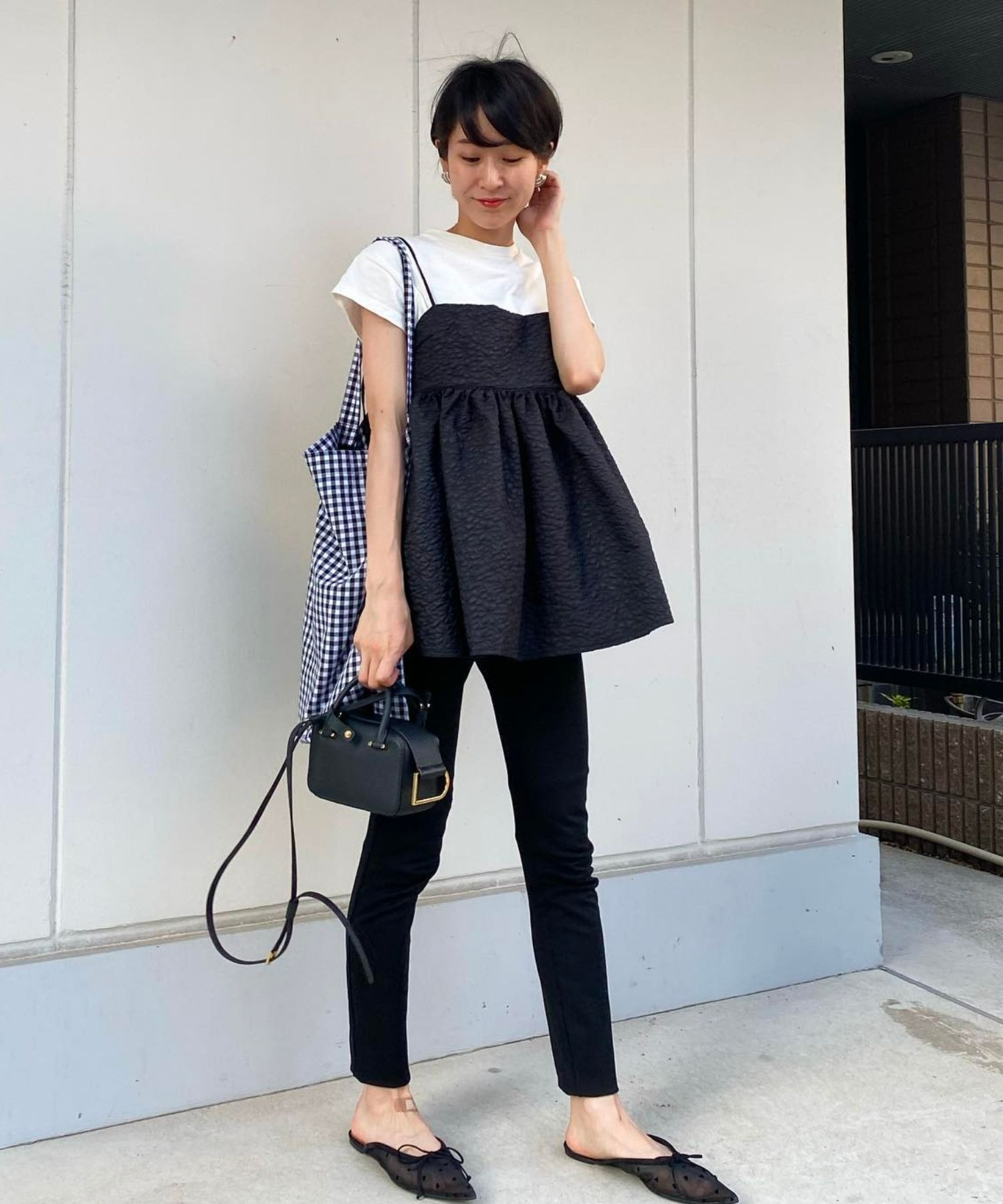 model：H157 着用サイズ：FREE