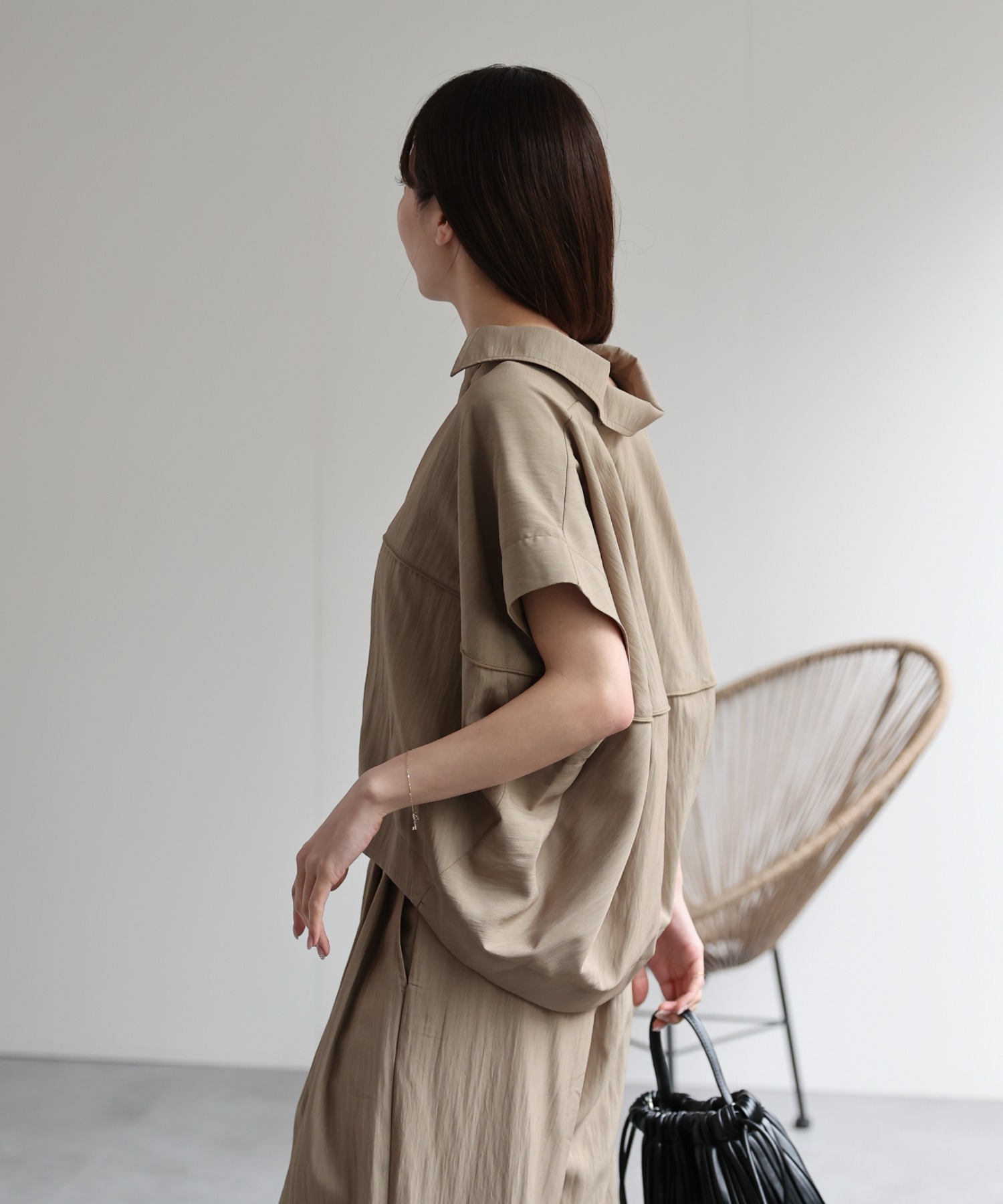 model：162cm 着用サイズ：F