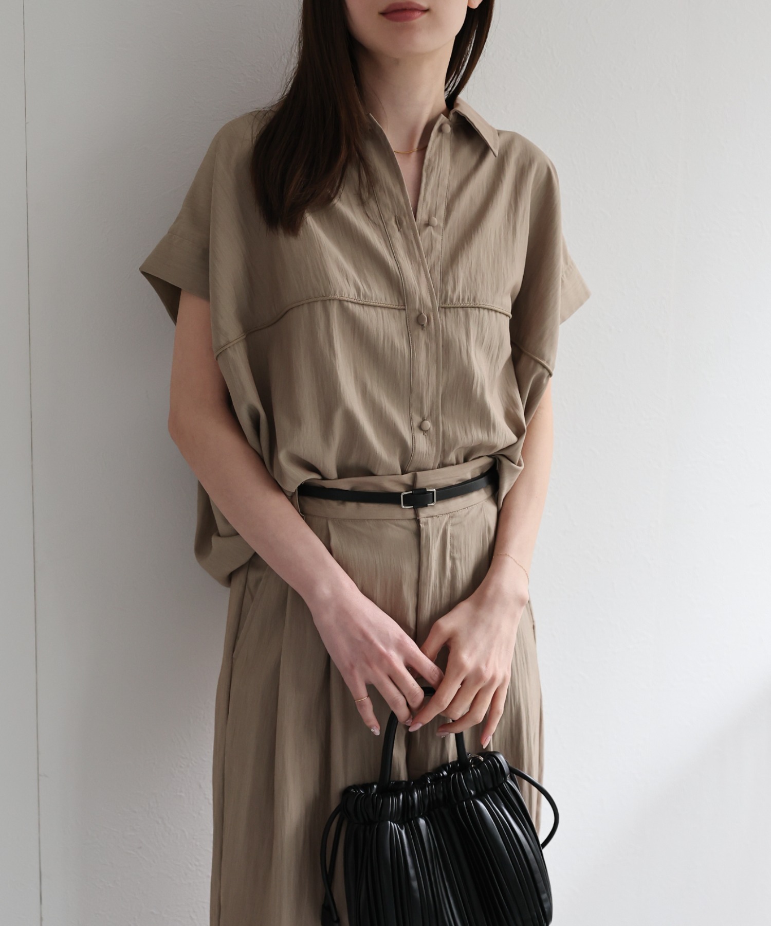 model：162cm 着用サイズ：F