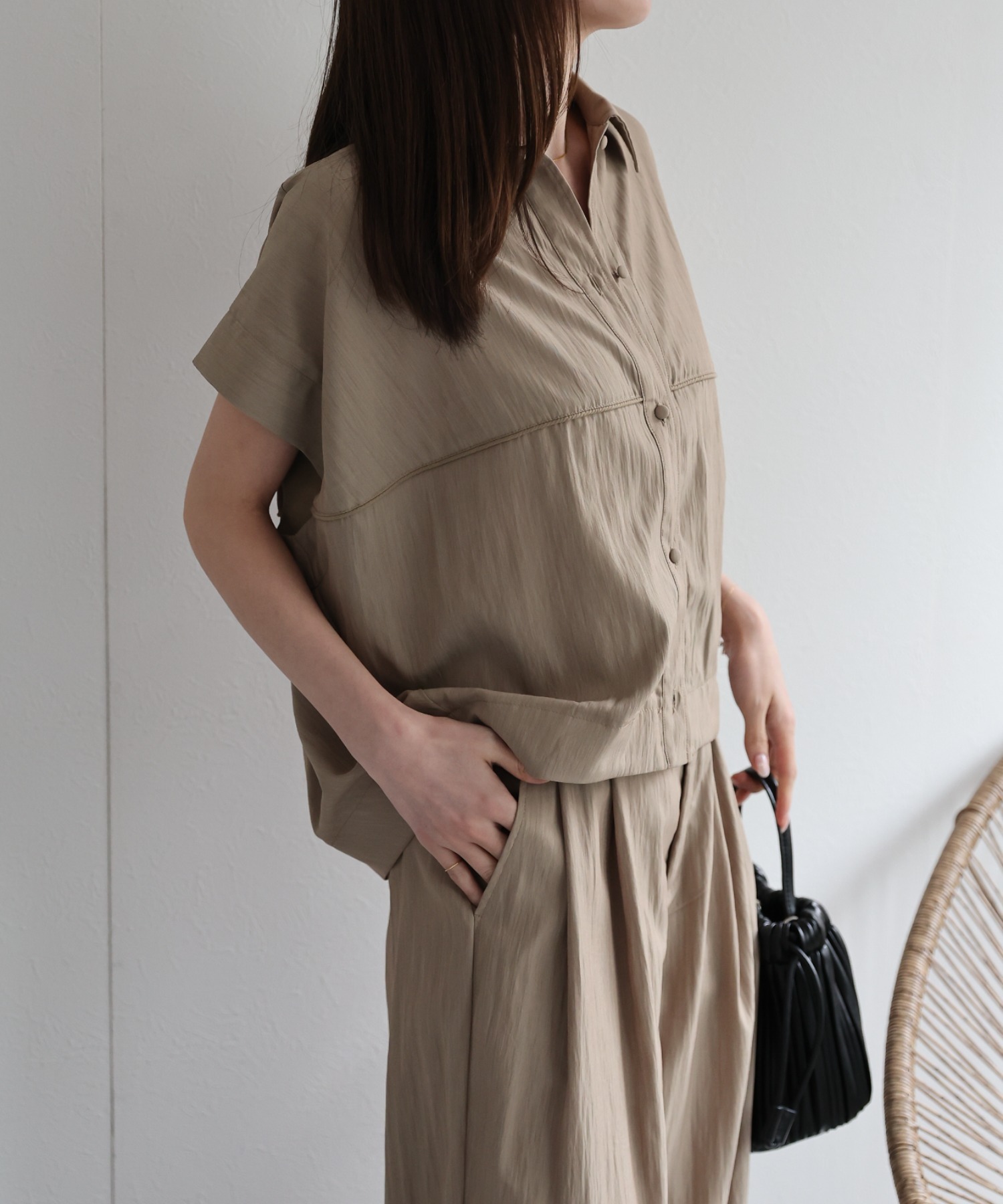 model：162cm 着用サイズ：F