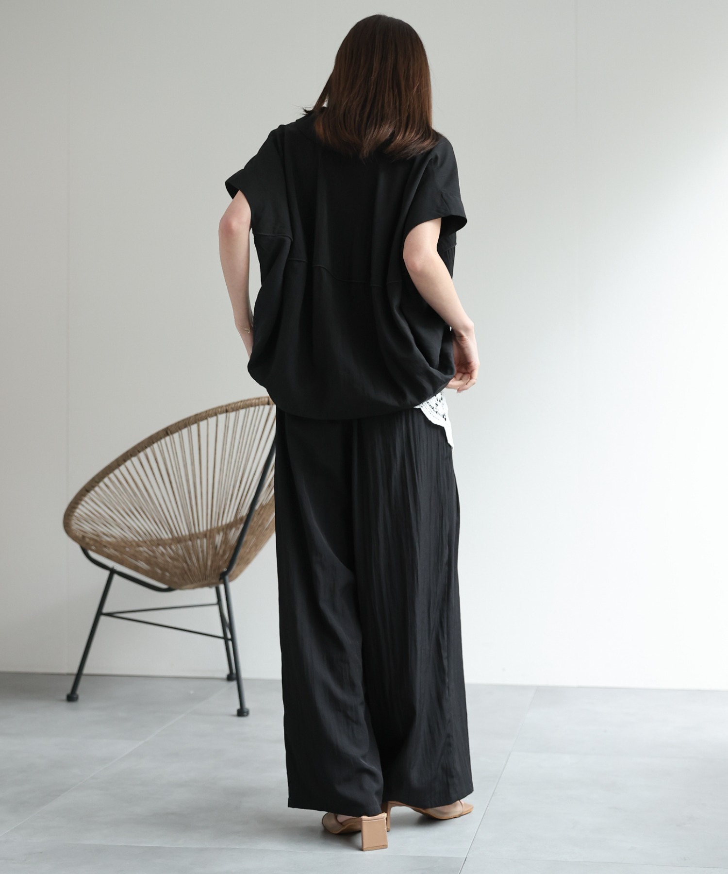 model：162cm 着用サイズ：F