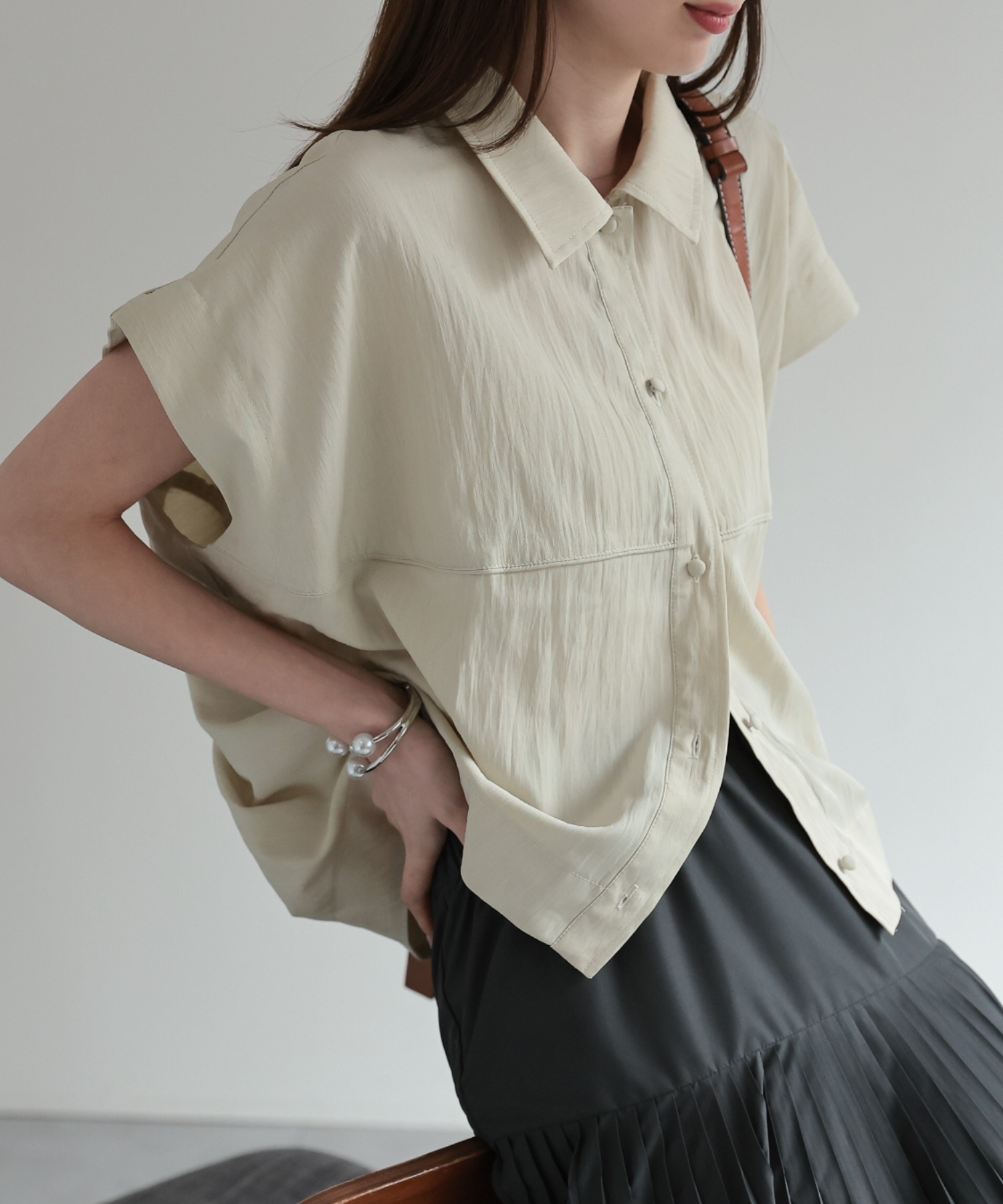 model：162cm 着用サイズ：F