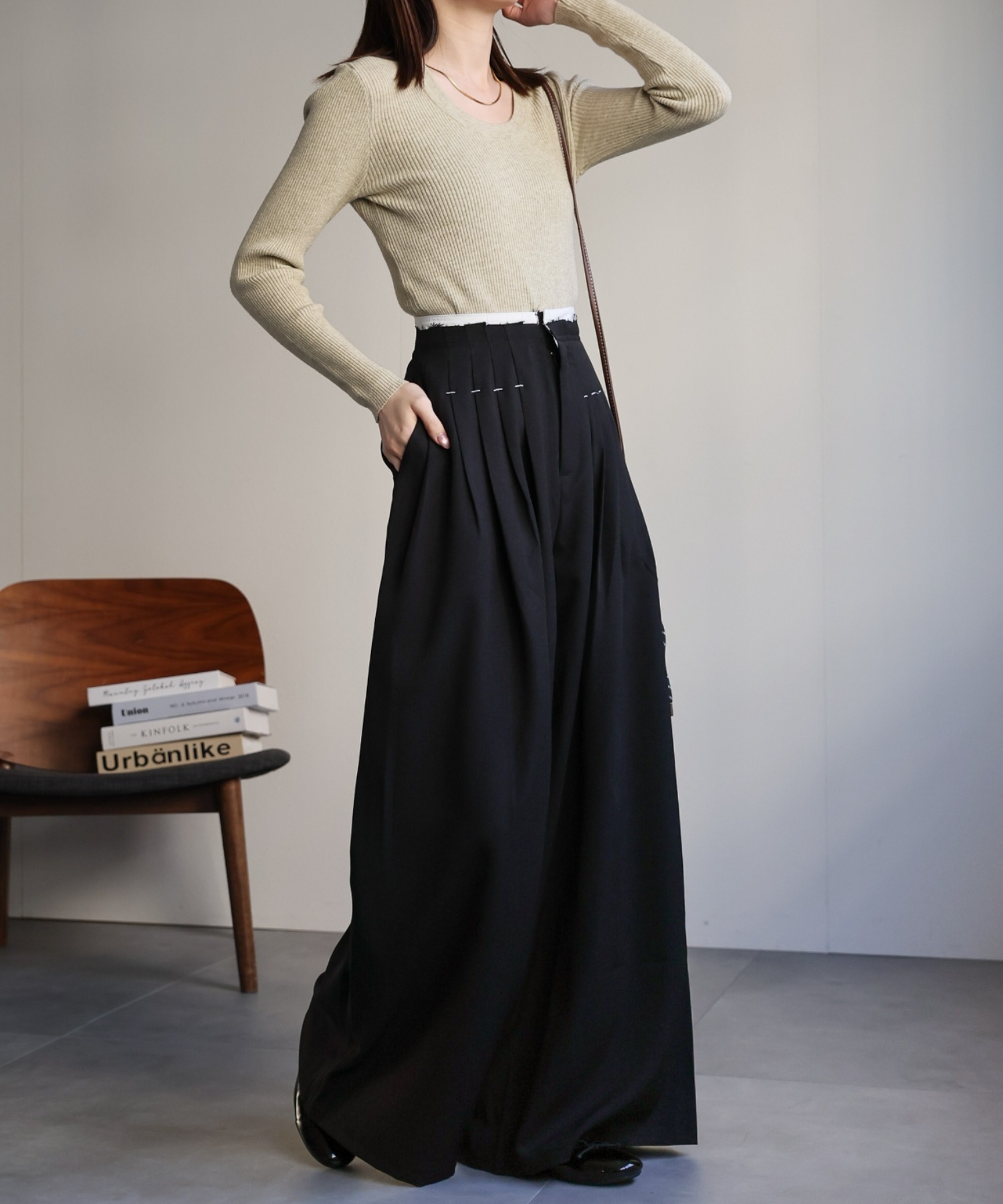 model:162cm　着用サイズ:S