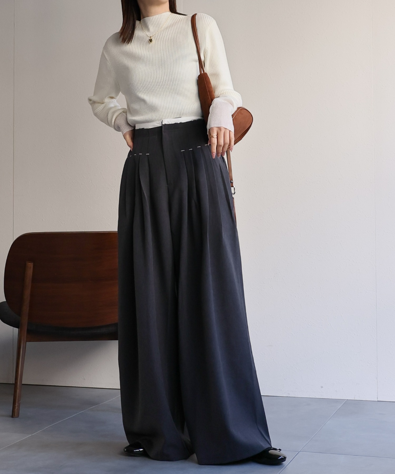 model:162cm　着用サイズ:S
