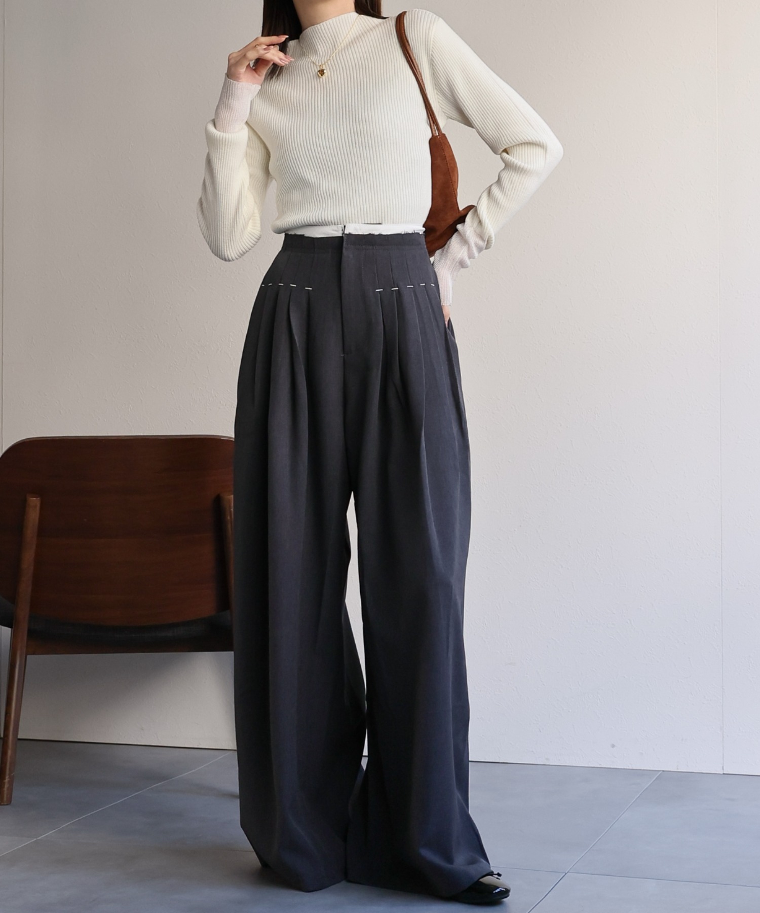 model:162cm　着用サイズ:S