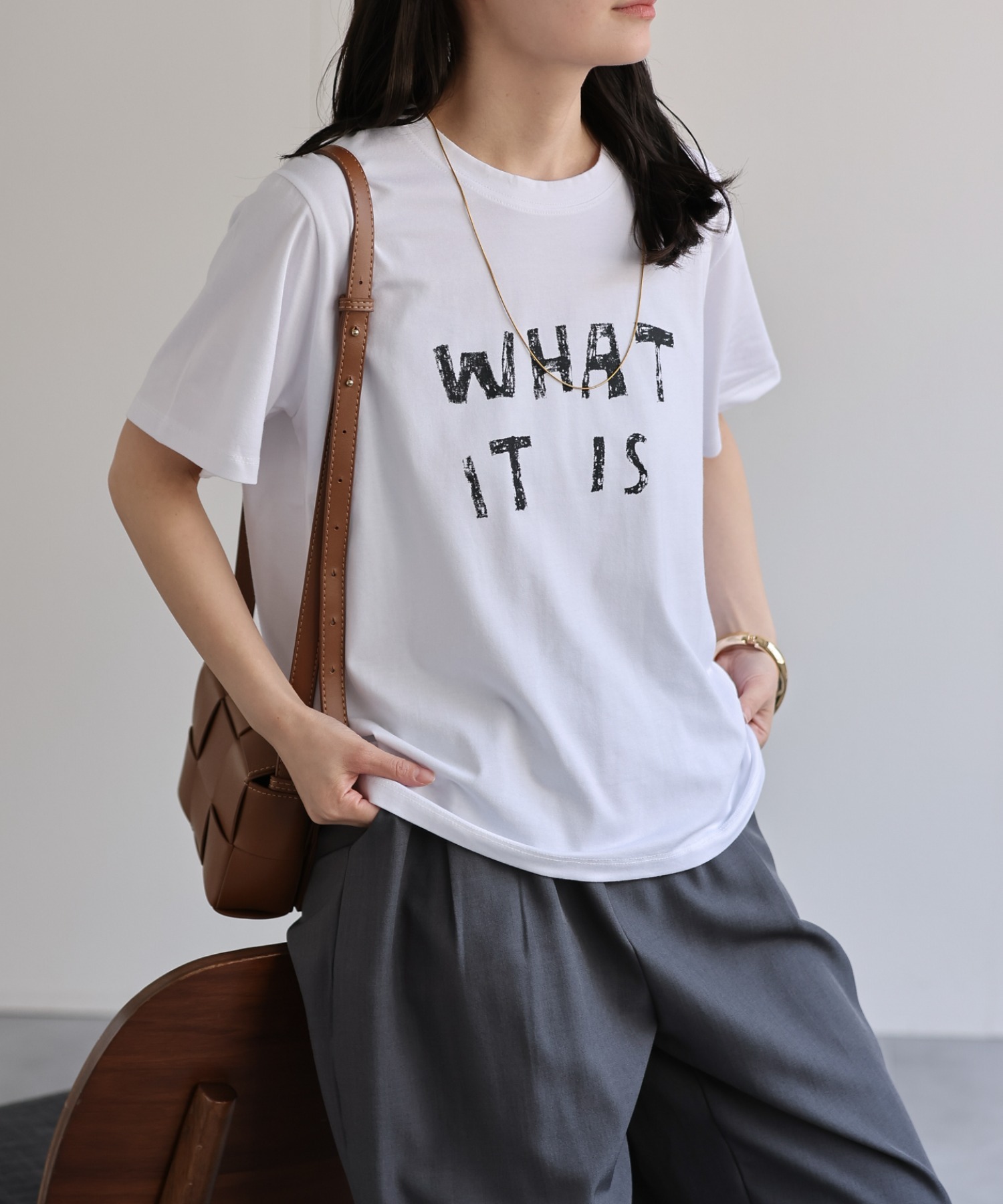 model：156cm 着用サイズ：FREE