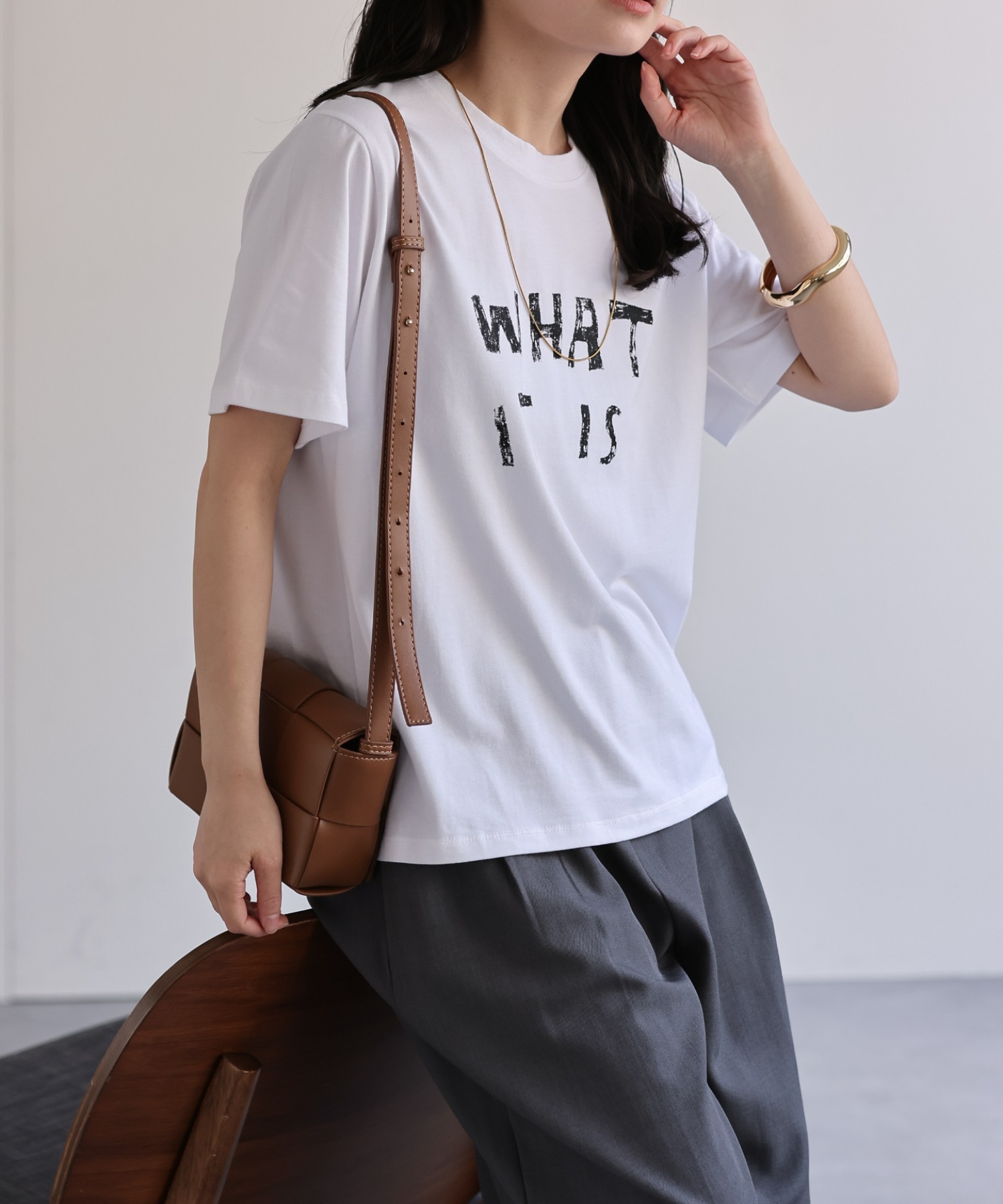 model：156cm 着用サイズ：FREE