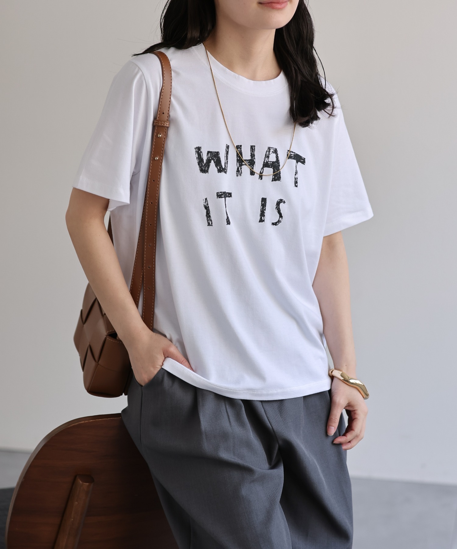 model：156cm 着用サイズ：FREE