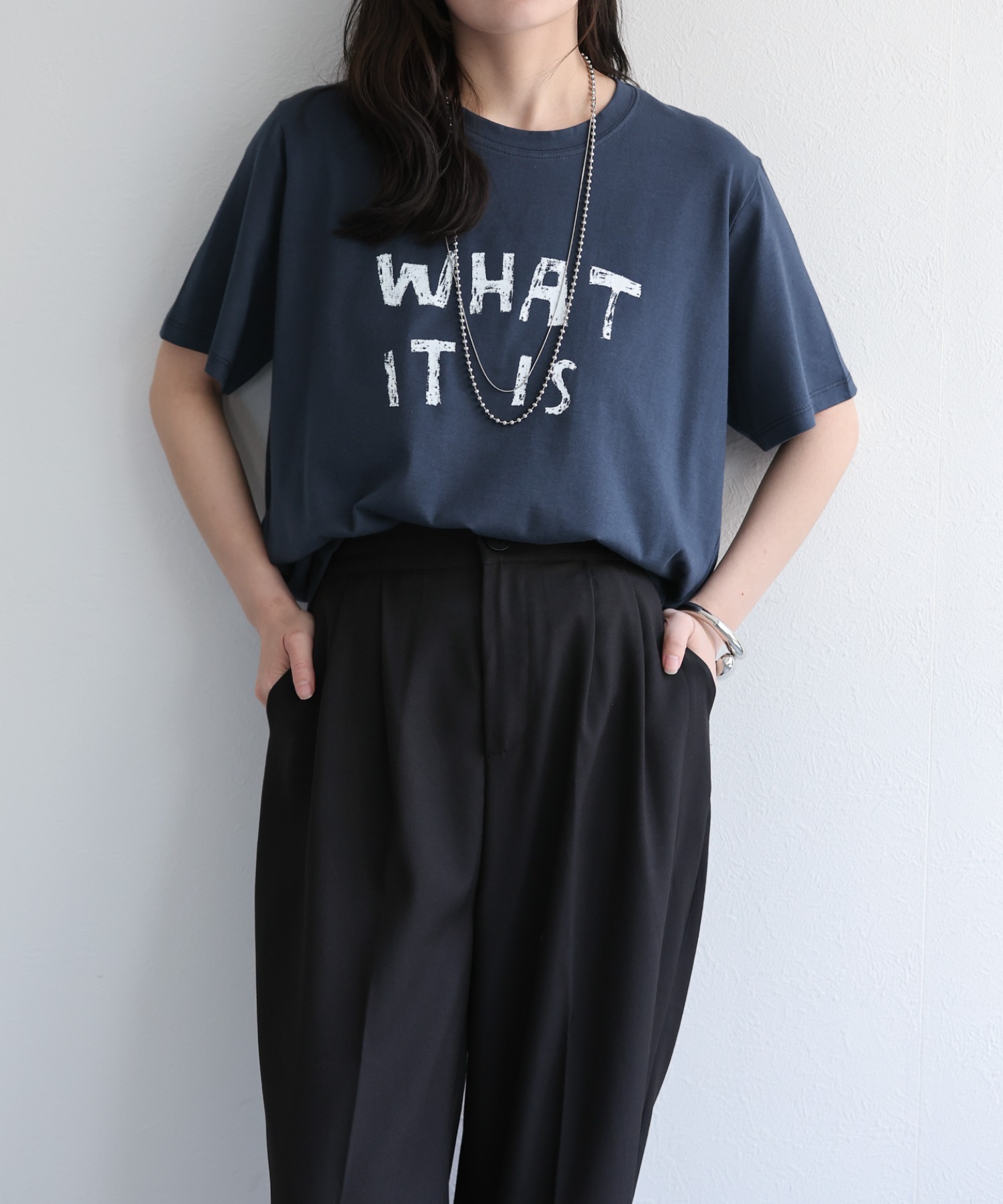 model：156cm 着用サイズ：FREE