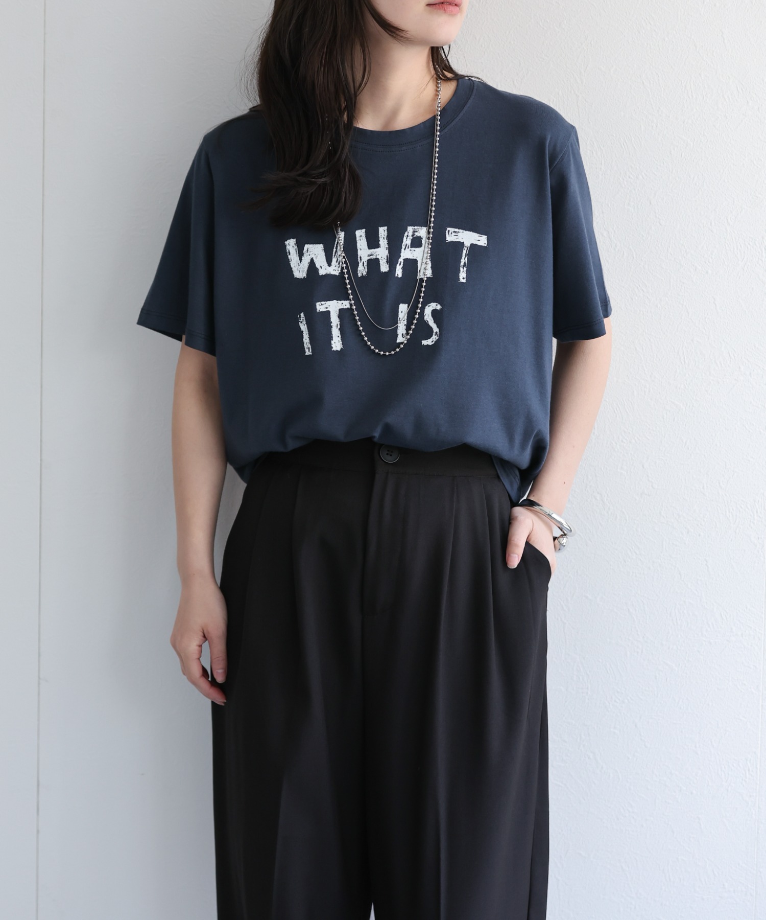 model：156cm 着用サイズ：FREE