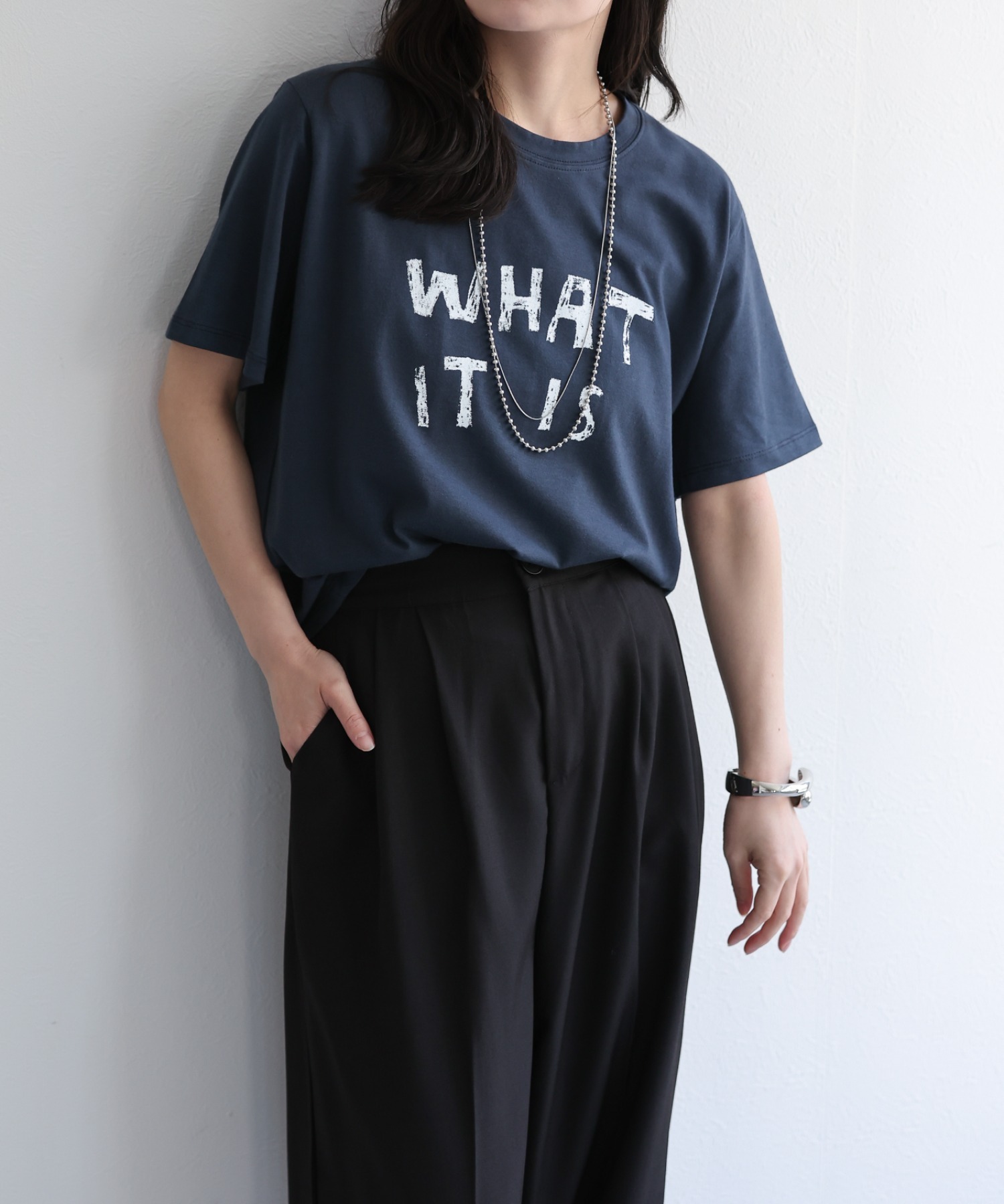 model：156cm 着用サイズ：FREE