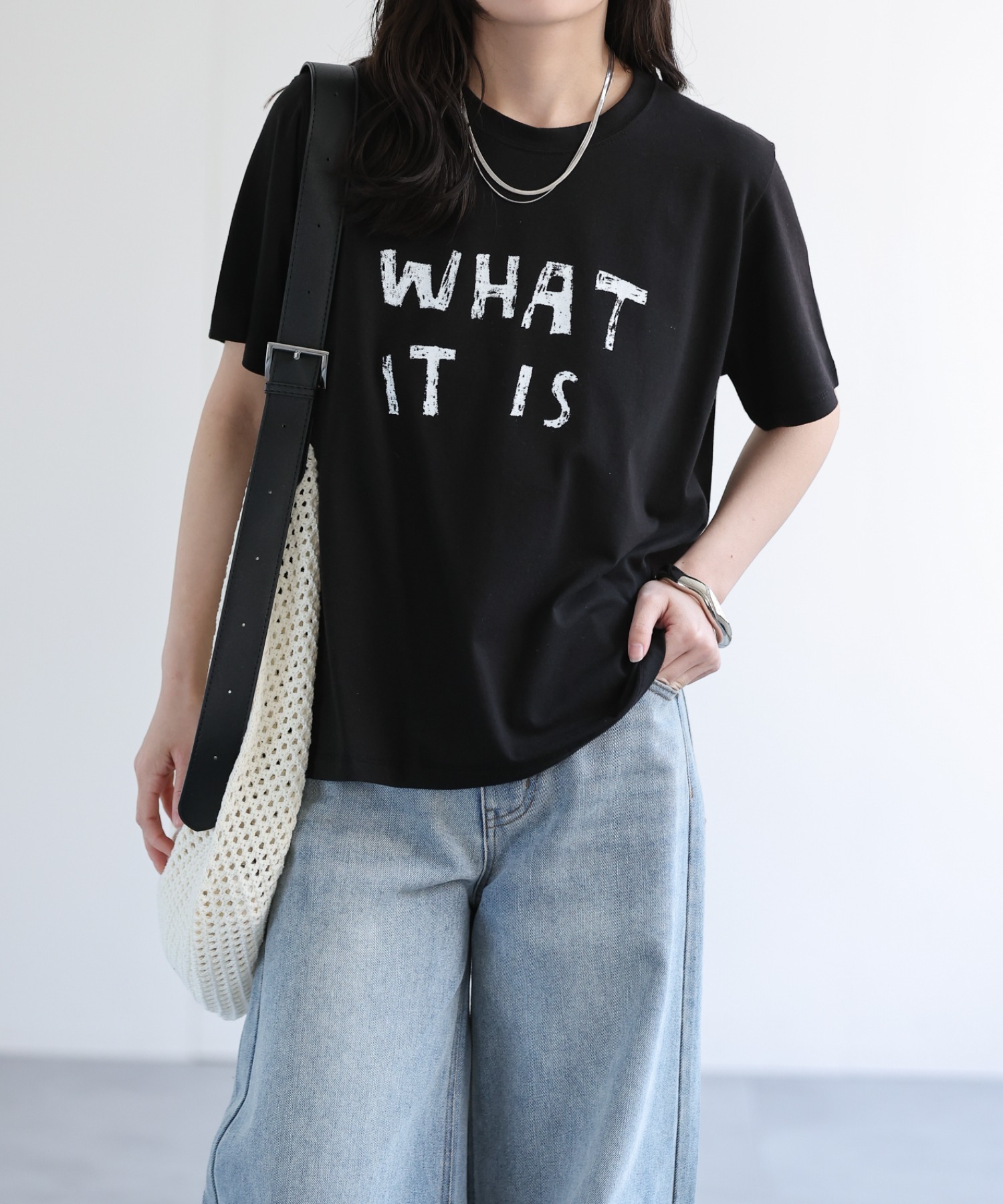 model：156cm 着用サイズ：FREE