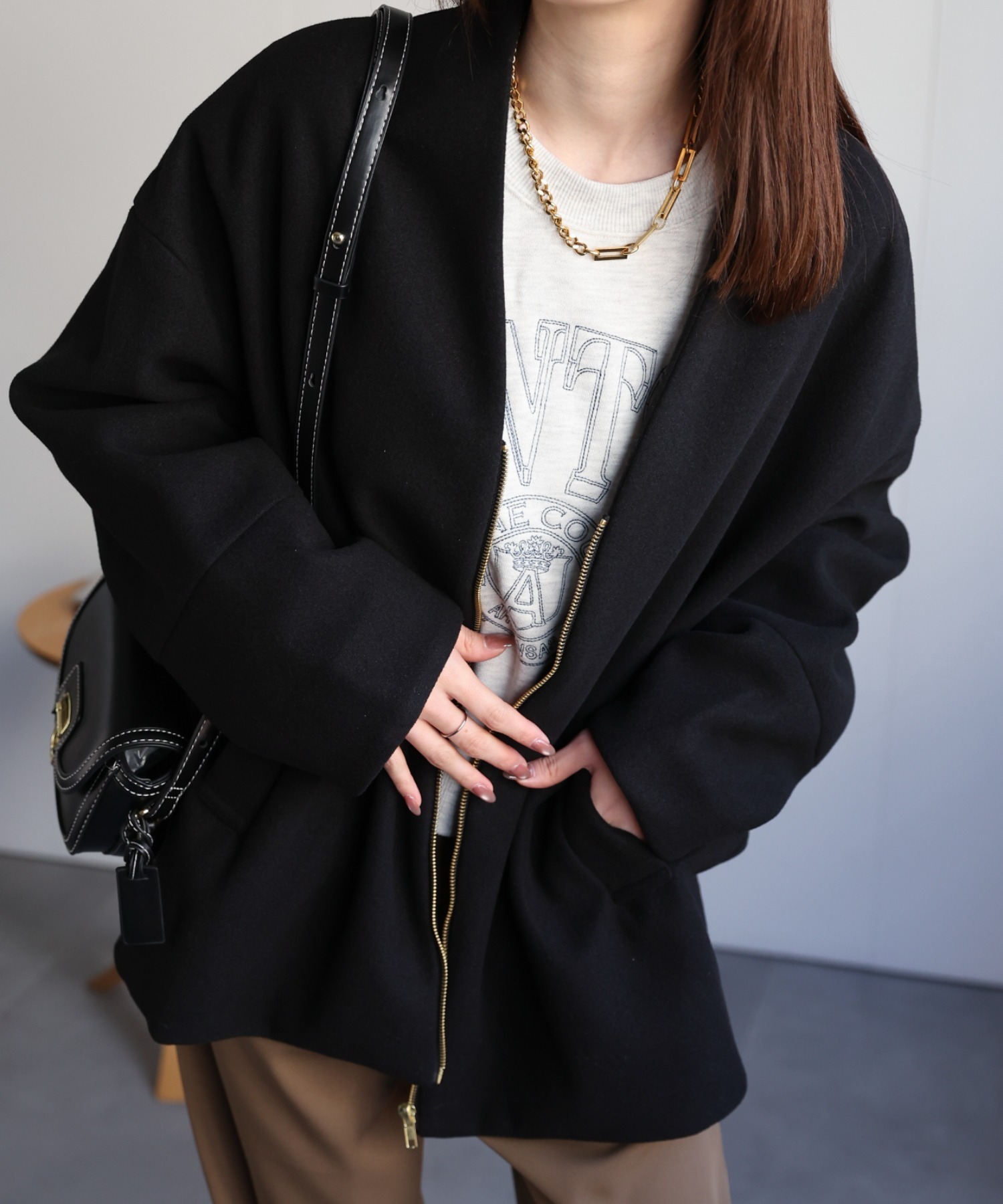  model：162cm 着用サイズ：F
