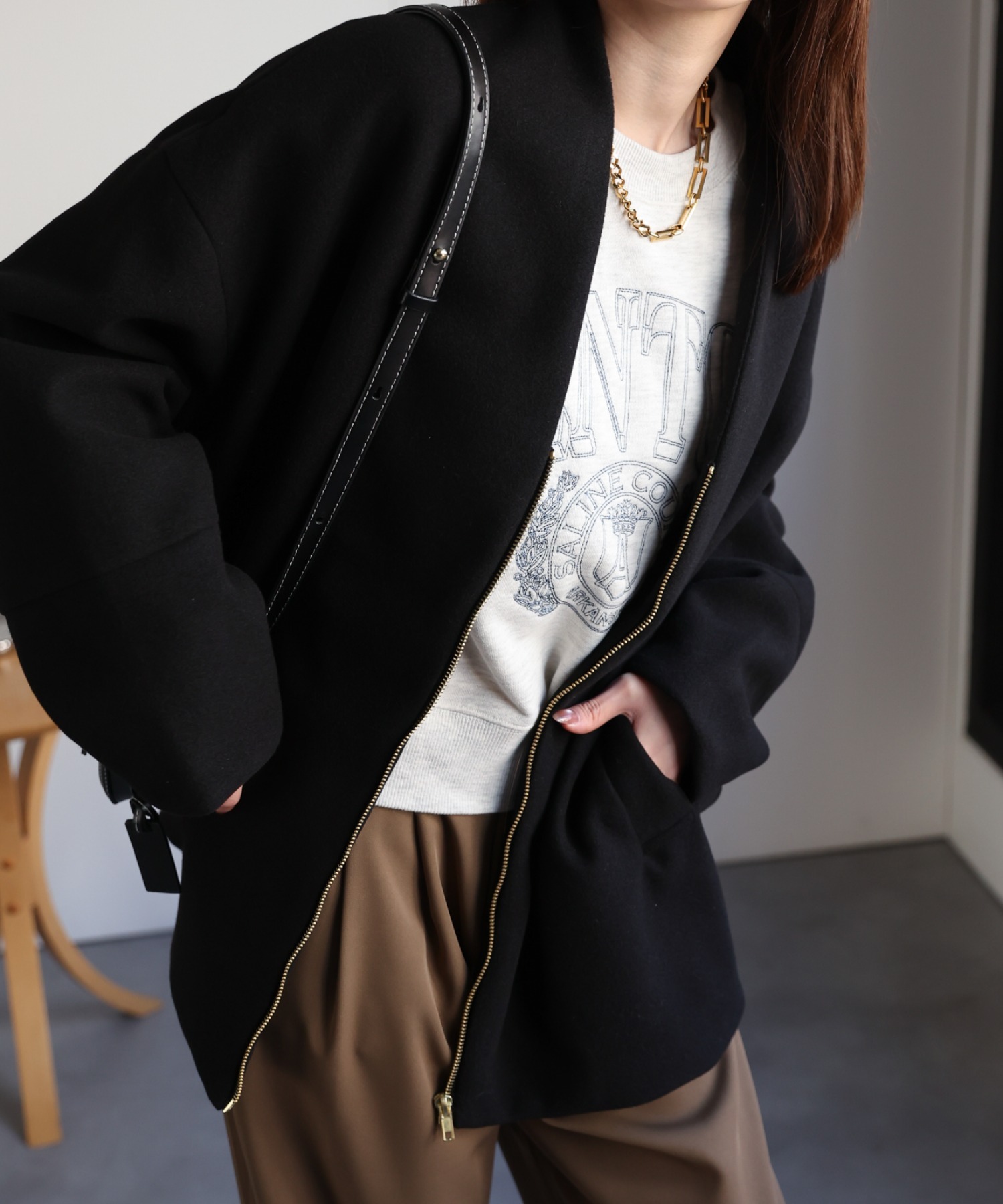  model：162cm 着用サイズ：F