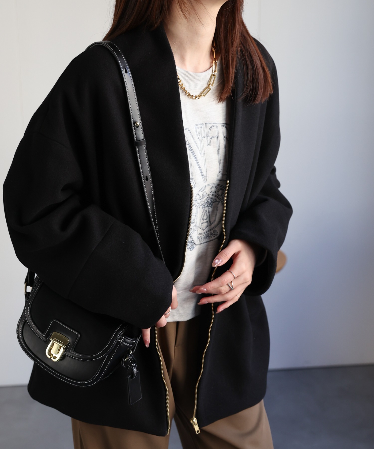  model：162cm 着用サイズ：F