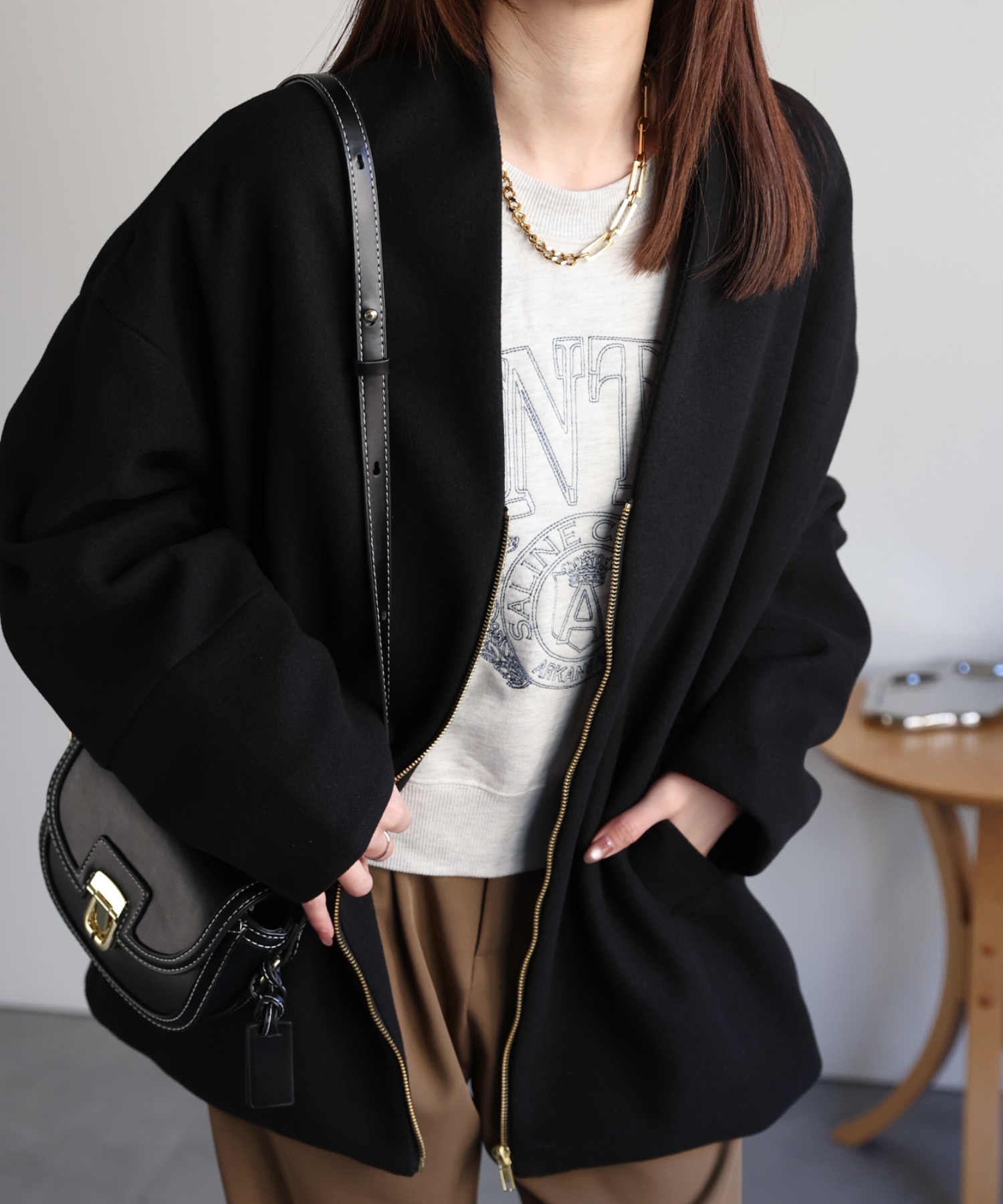 model：162cm 着用サイズ：F