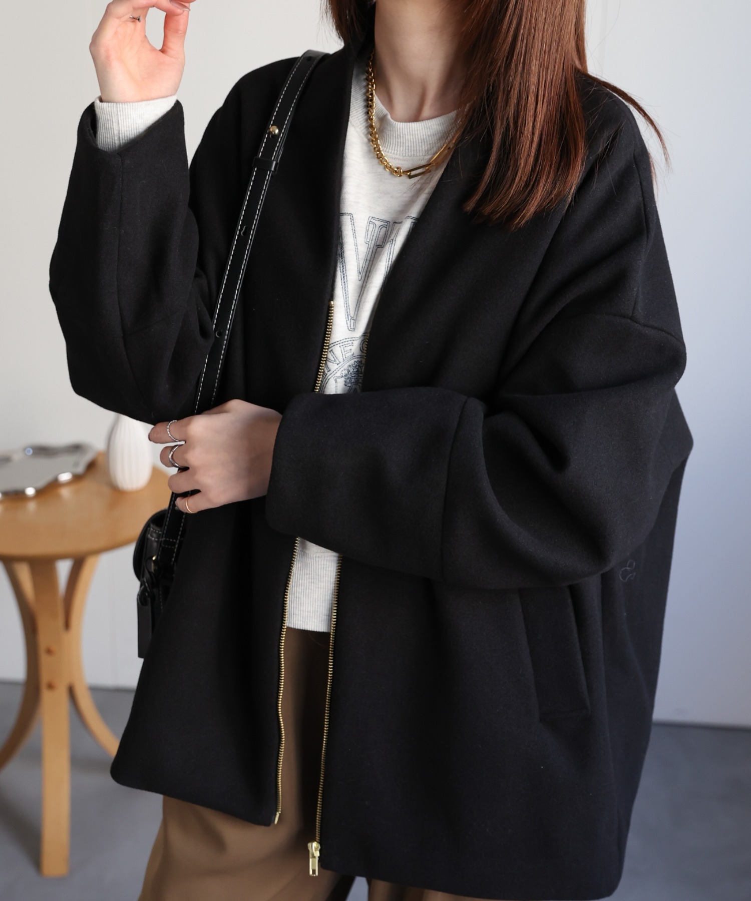  model：162cm 着用サイズ：F