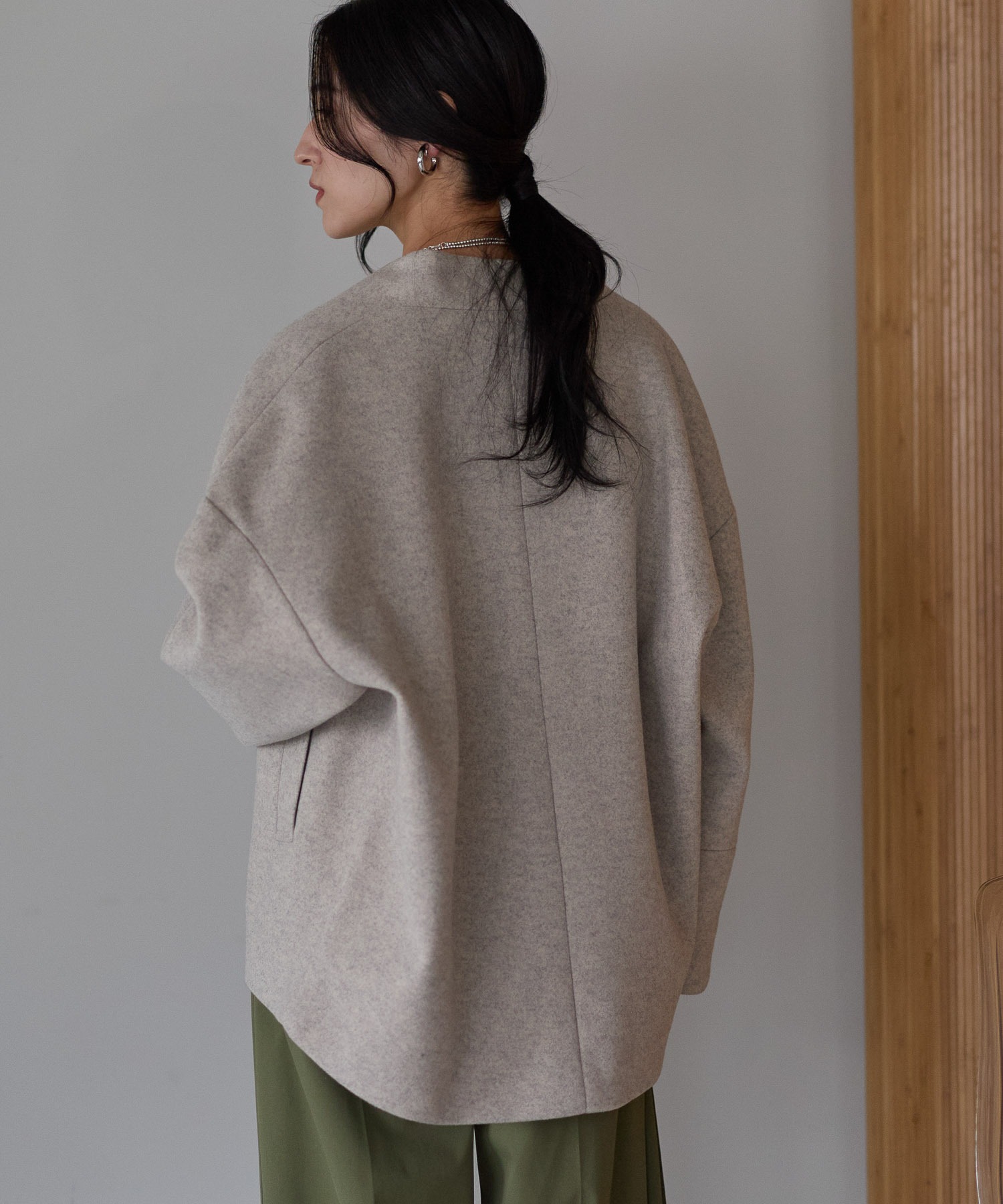 model：161cm
着用サイズ：FREE