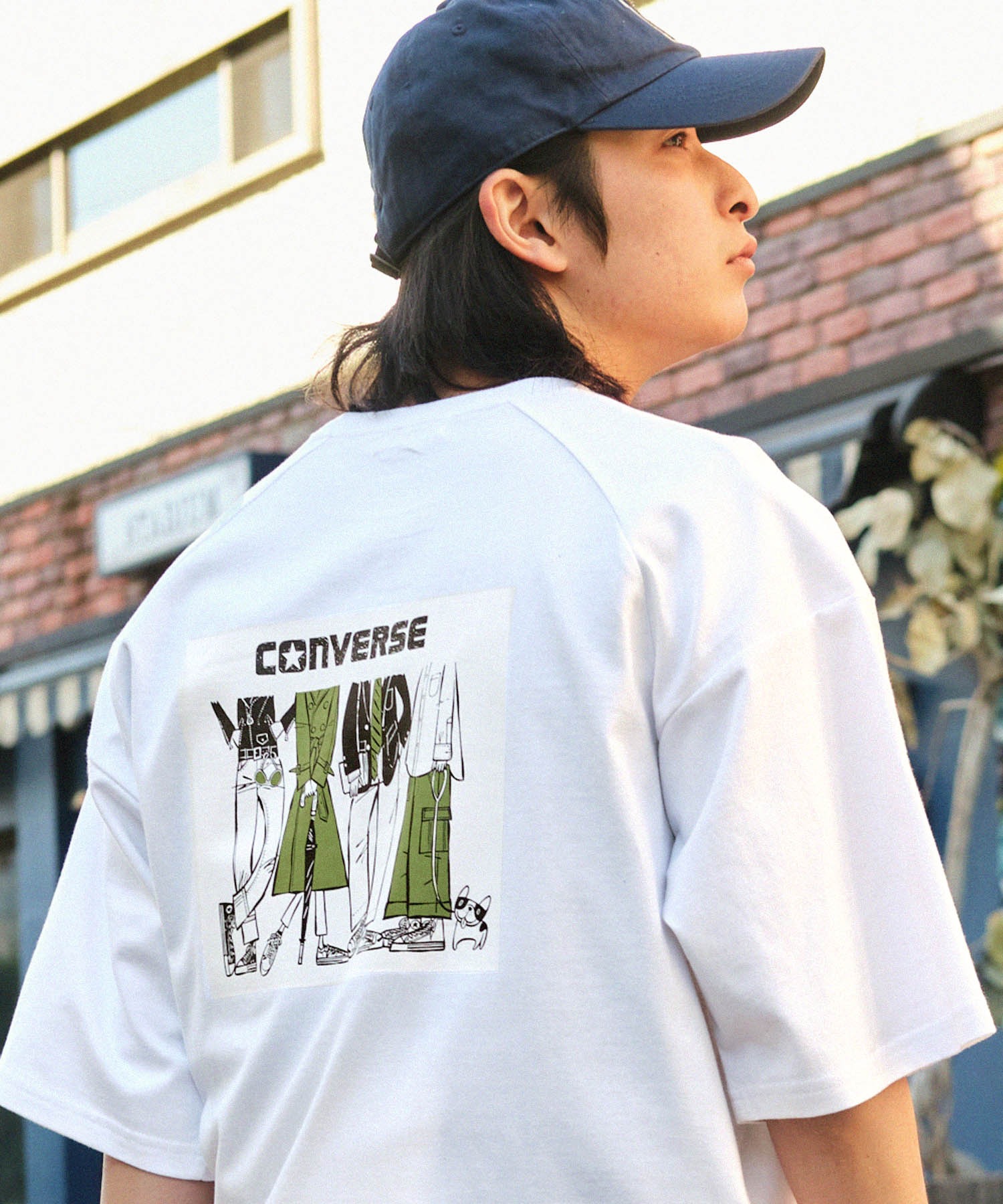CONVERSE/コンバース ソリマチアキラデザイン ALL STARグラフィックオーバーサイズクルーネック半袖Tシャツ  MONO-MART│MONO-MART [モノマート] 公式オンラインストア