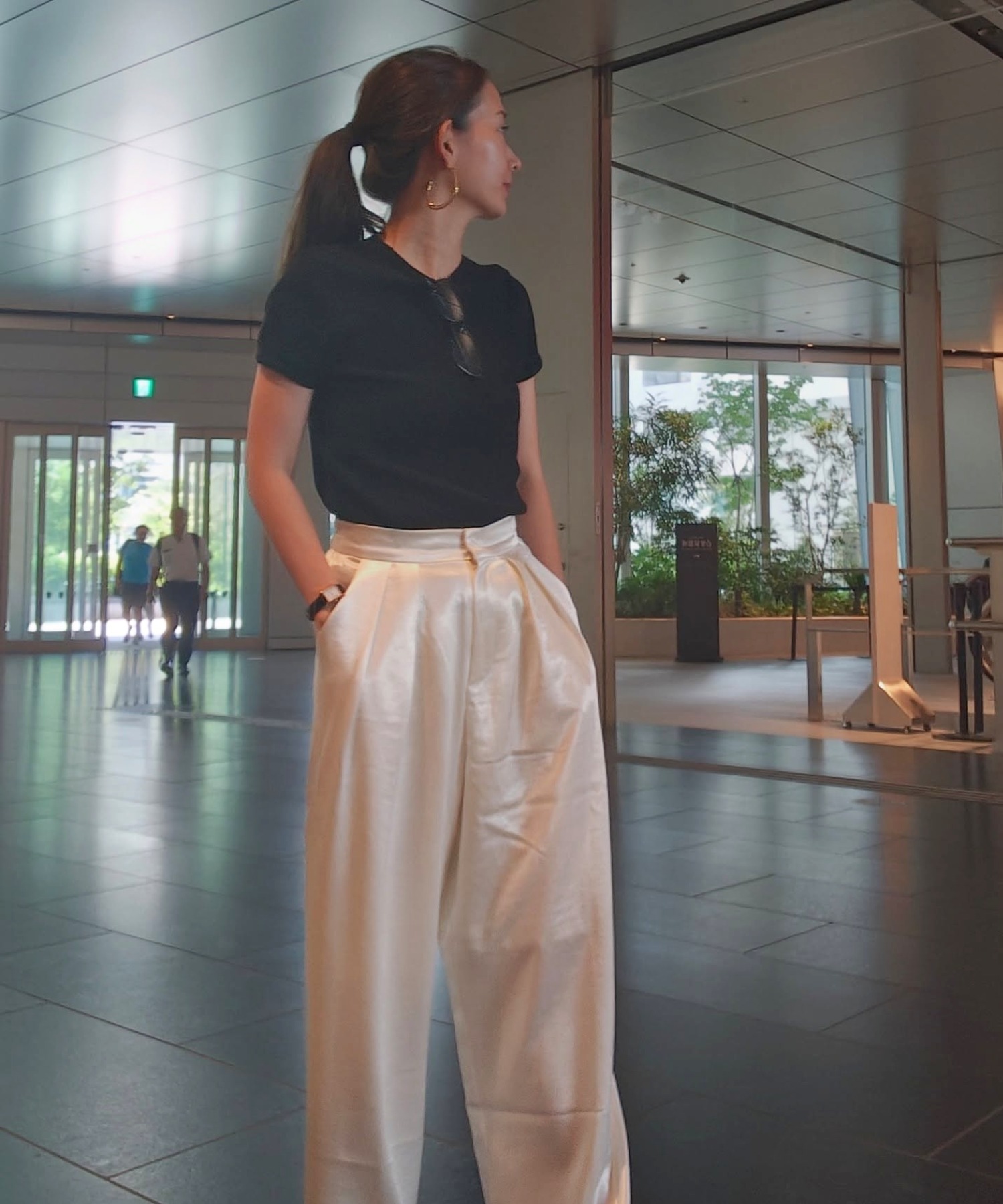 model：H158 着用サイズ：FREE