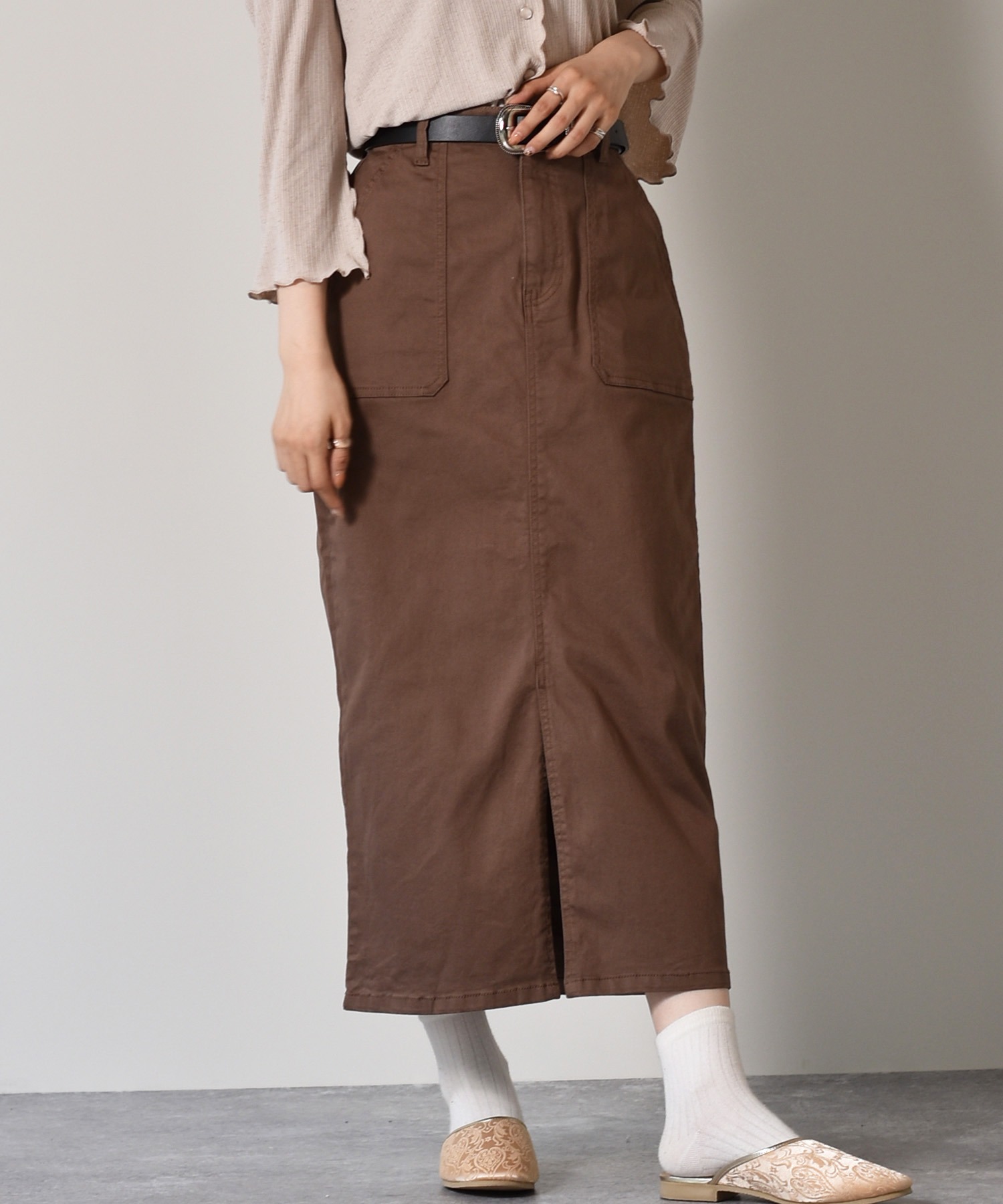 ベルト付きベイカーナロースカート Retro Girl Retro Girl Online Store レトロガールオンラインストア