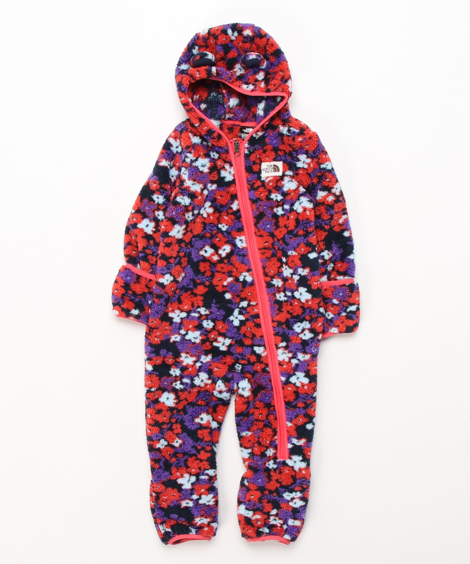 THE NORTH FACE W it CR 耳付きボアフリースロンパース 日本人気超絶の FLEECE ROMPERS KIDS SALE 81%OFF BOA キッズ