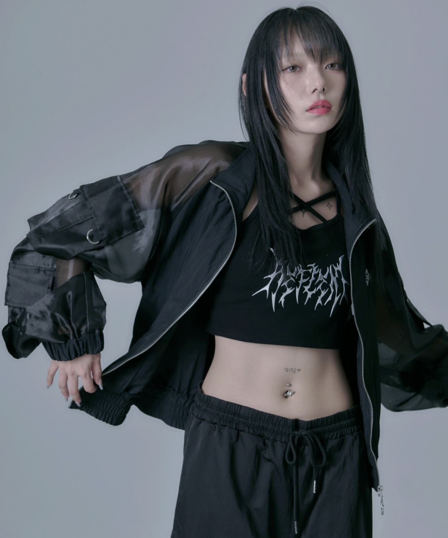 『REFLEM/レフレム』シアーアームナイロントラックジャケット REFLEM/レフレム』シアーアームナイロントラックジャケット