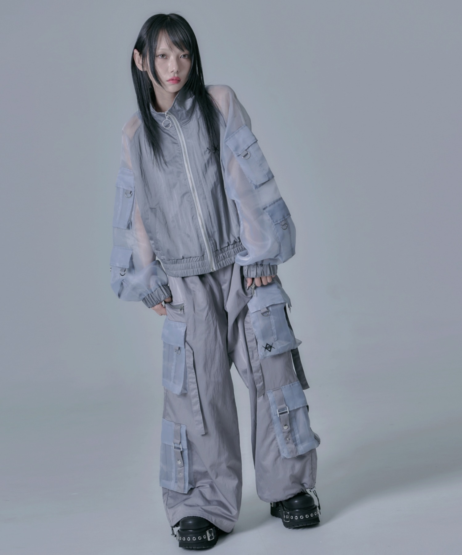 REFLEM/レフレム』シアーアームナイロントラックジャケット