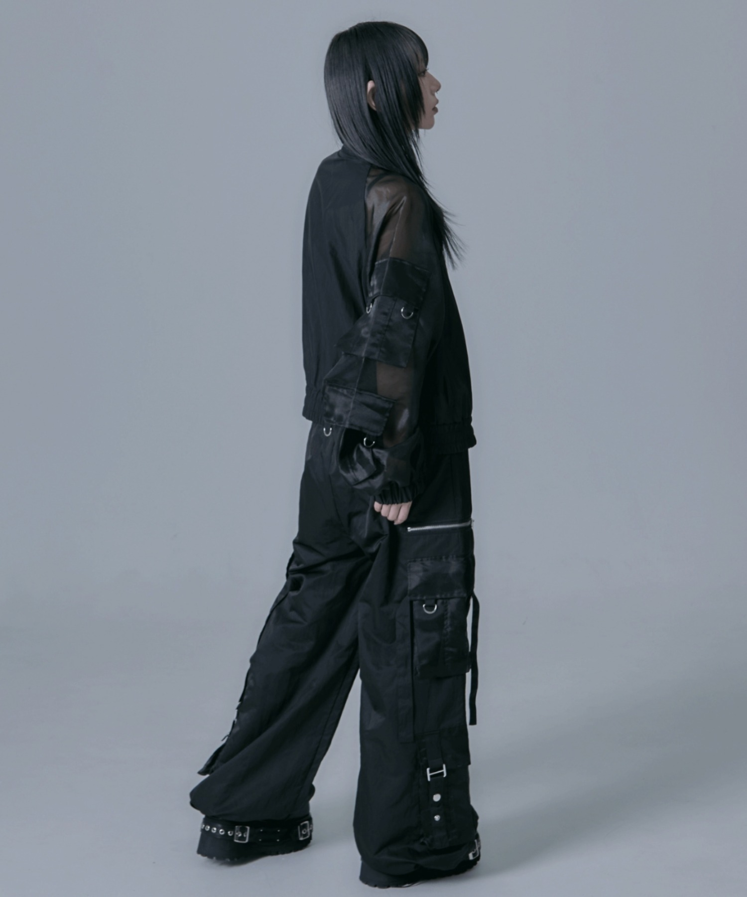 REFLEM/レフレム』シアーアームナイロントラックジャケット