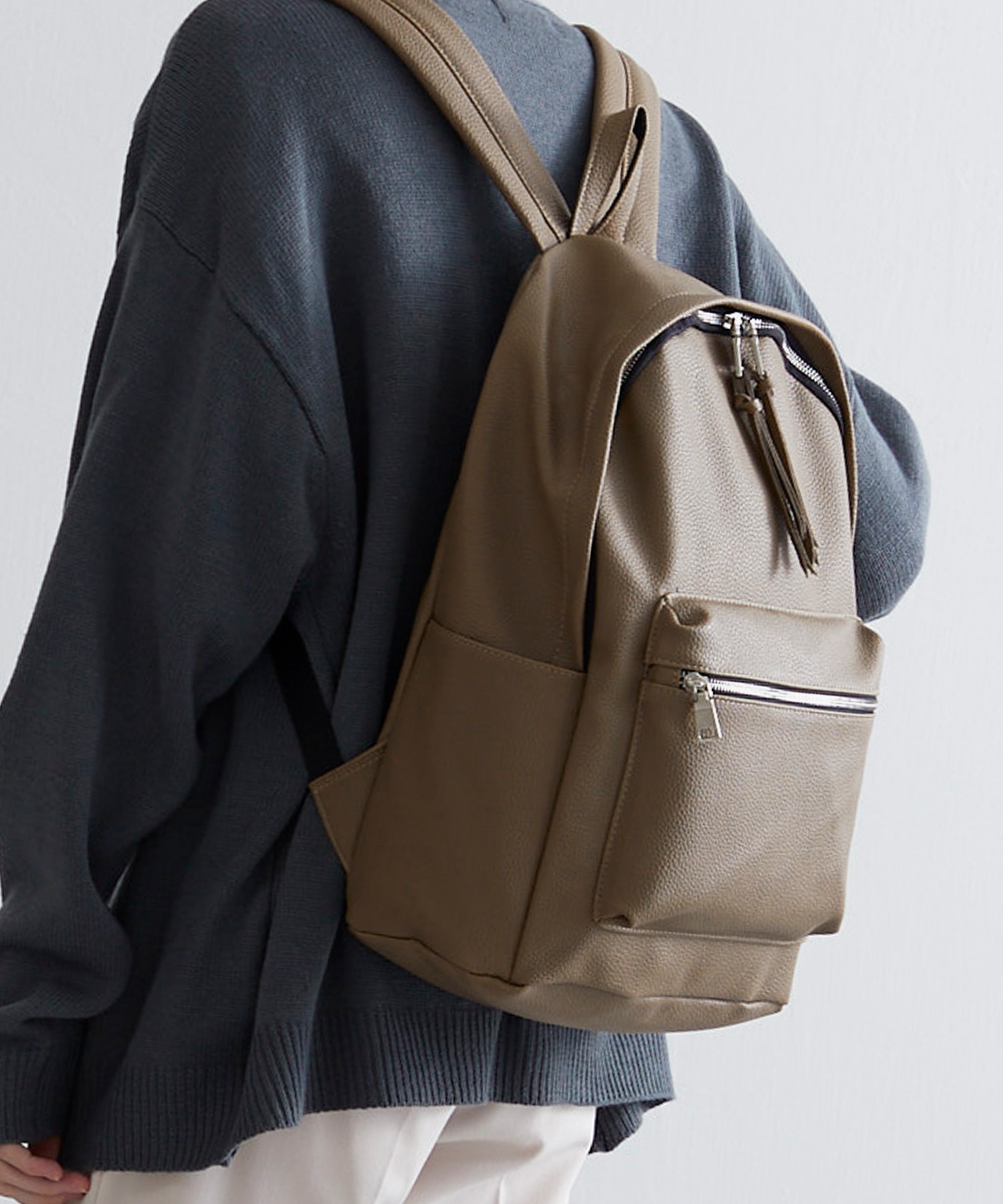 BASIC NEOLEATHER BACKPACK/PUレザーバッグパック MONO-MART│MONO