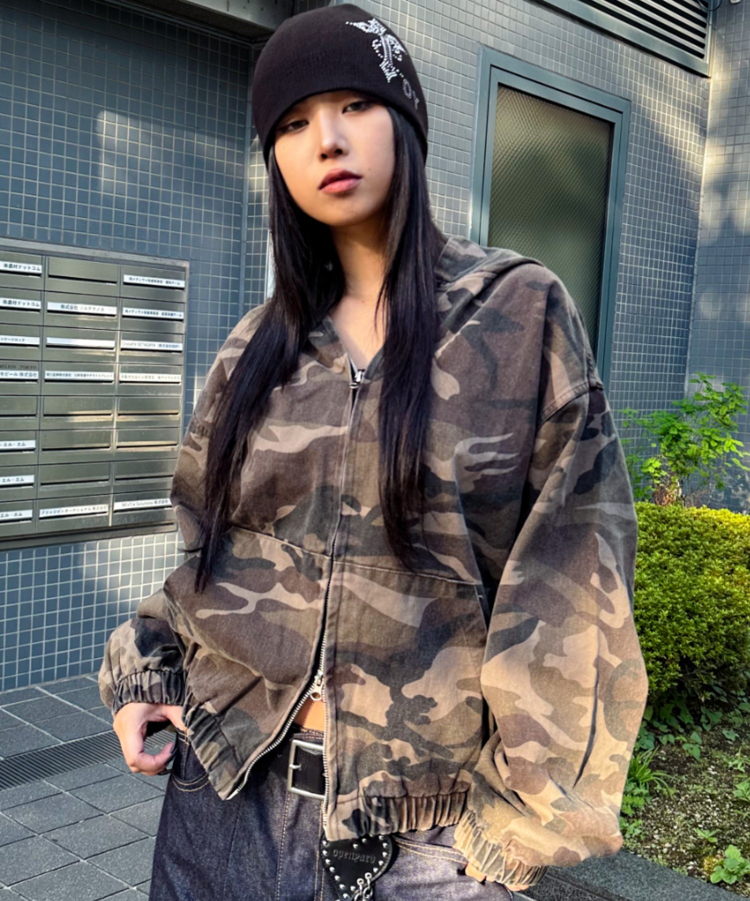 A'GEM/9 × .kom 『A'gem/エージェム』迷彩ジップパーカー A'gem│A'GEM