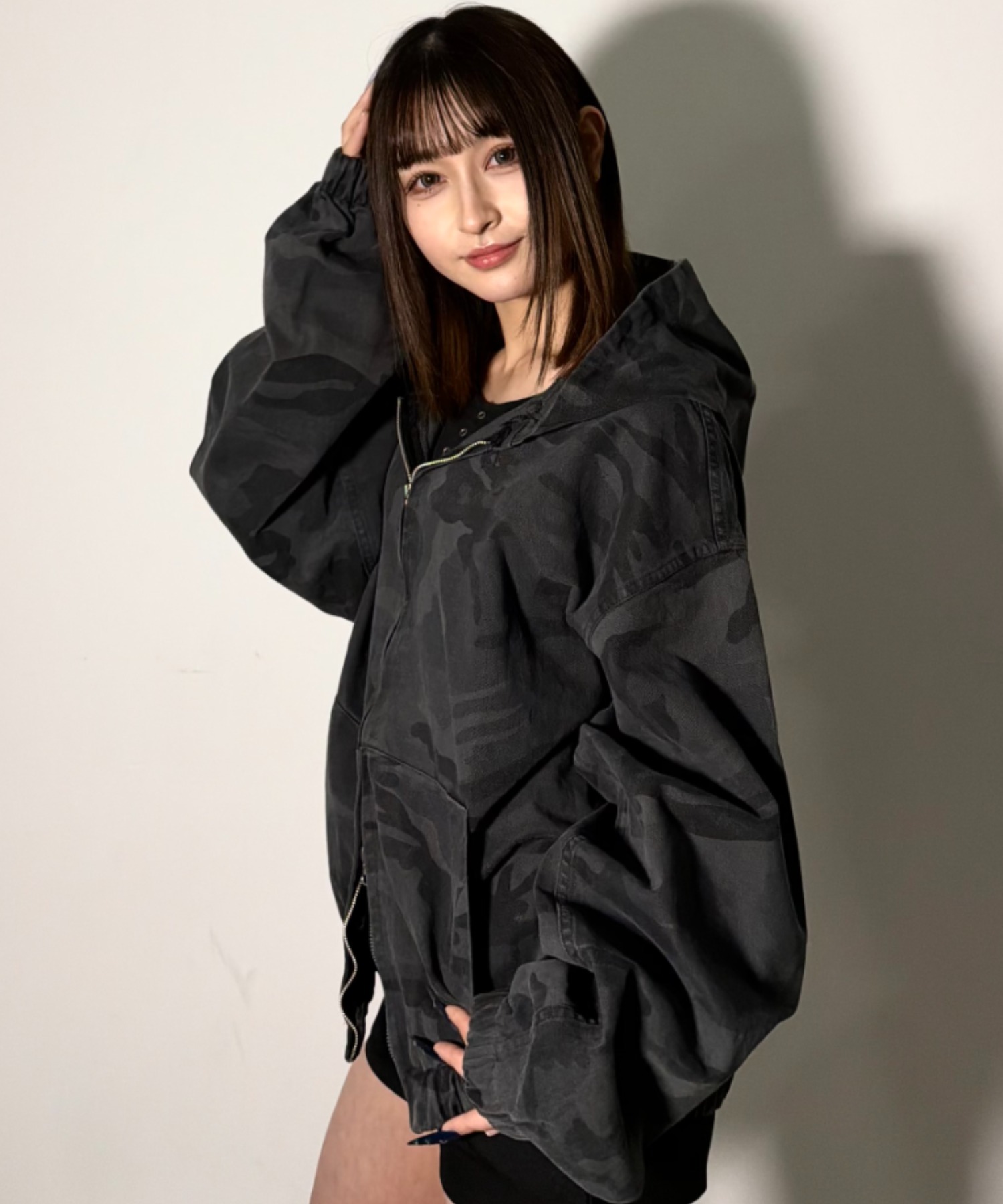 A'GEM/9 × .kom 『A'gem/エージェム』迷彩ジップパーカー A'gem│A'GEM