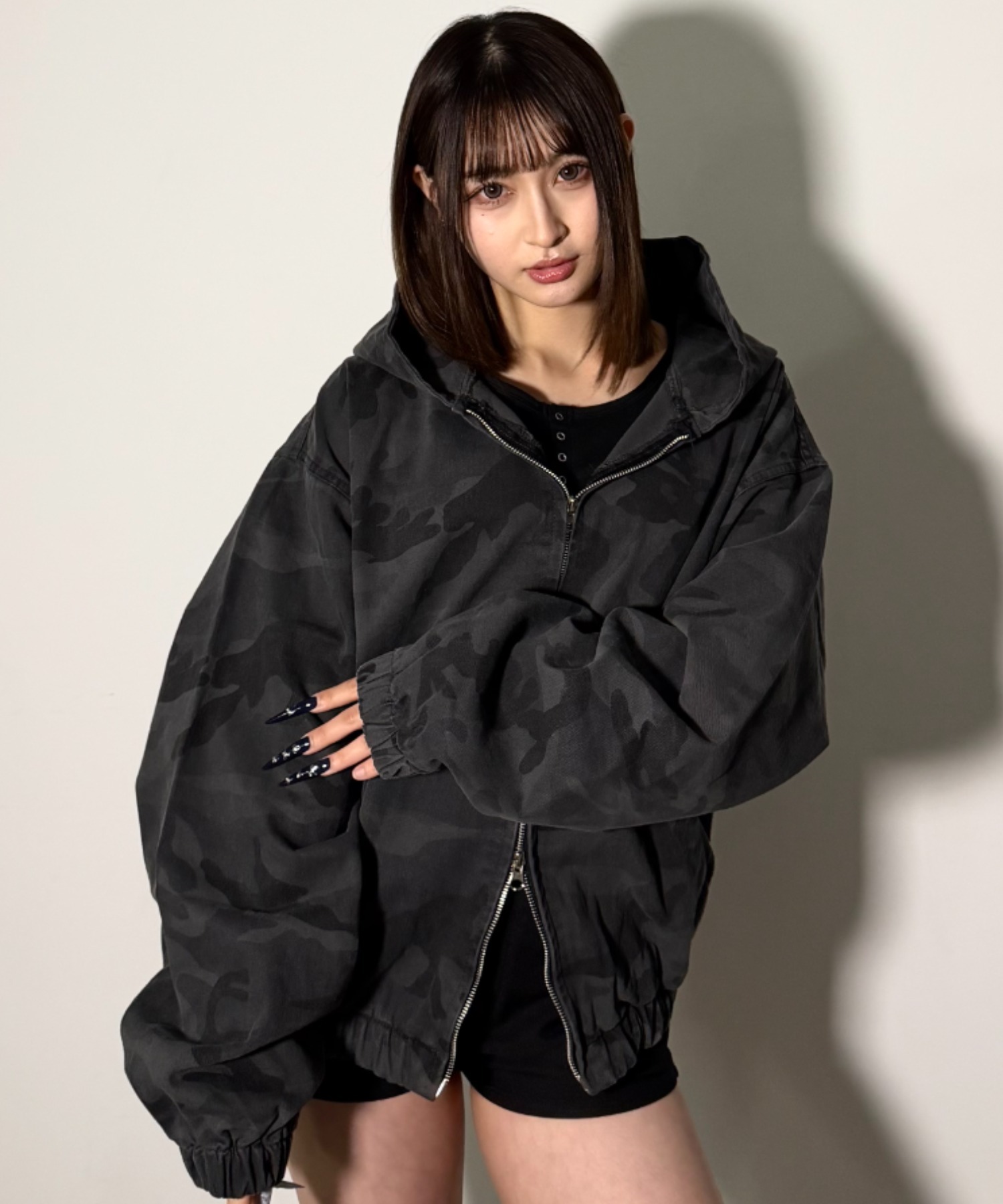 A'GEM/9 × .kom 『A'gem/エージェム』迷彩ジップパーカー A'gem│A'GEM