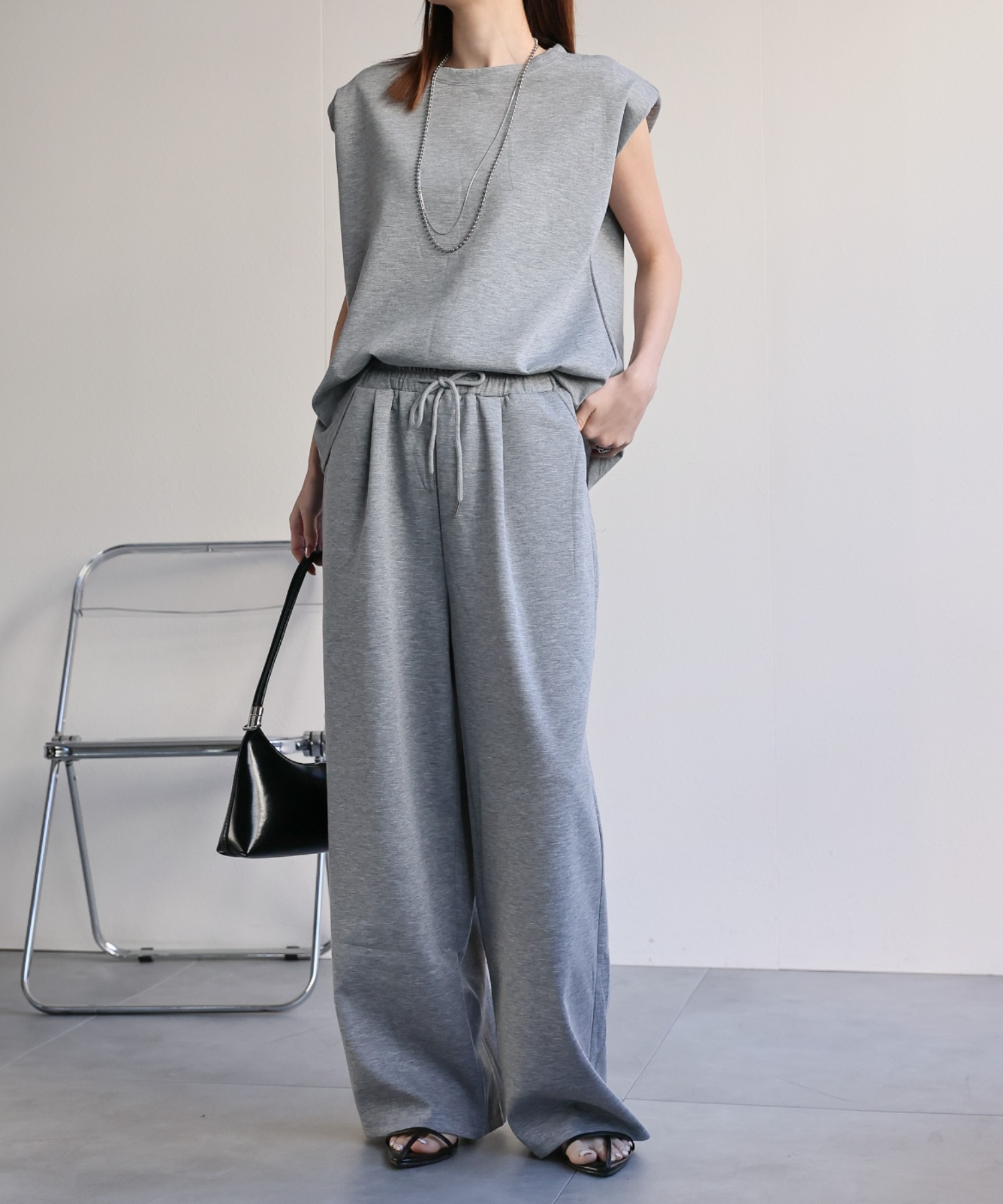 model:162cm 着用サイズ:F