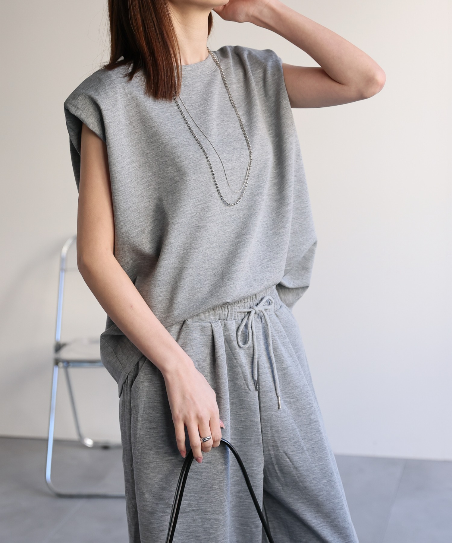 model:162cm 着用サイズ:F