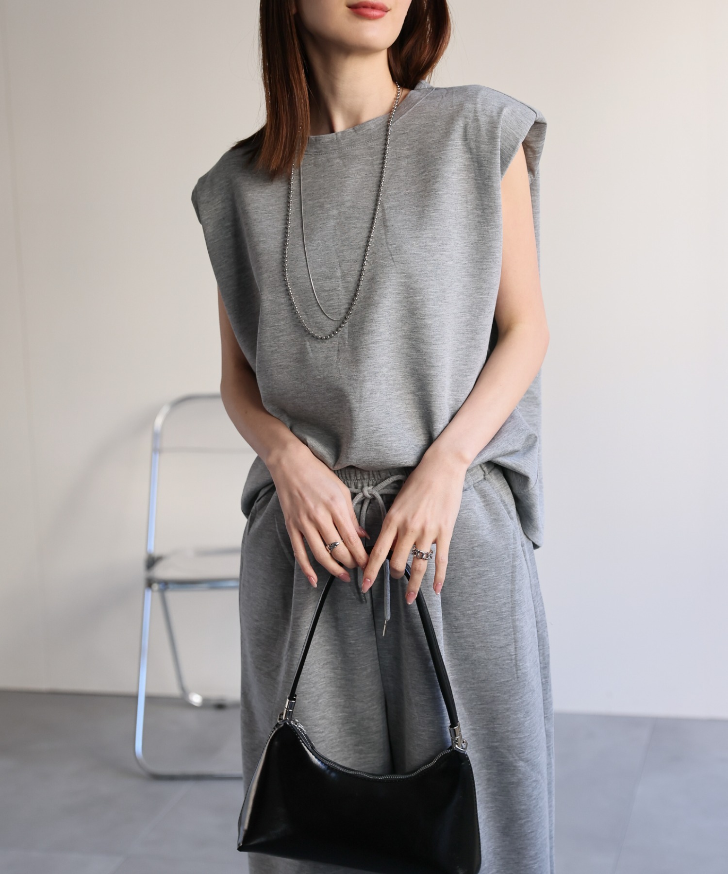 model:162cm 着用サイズ:F