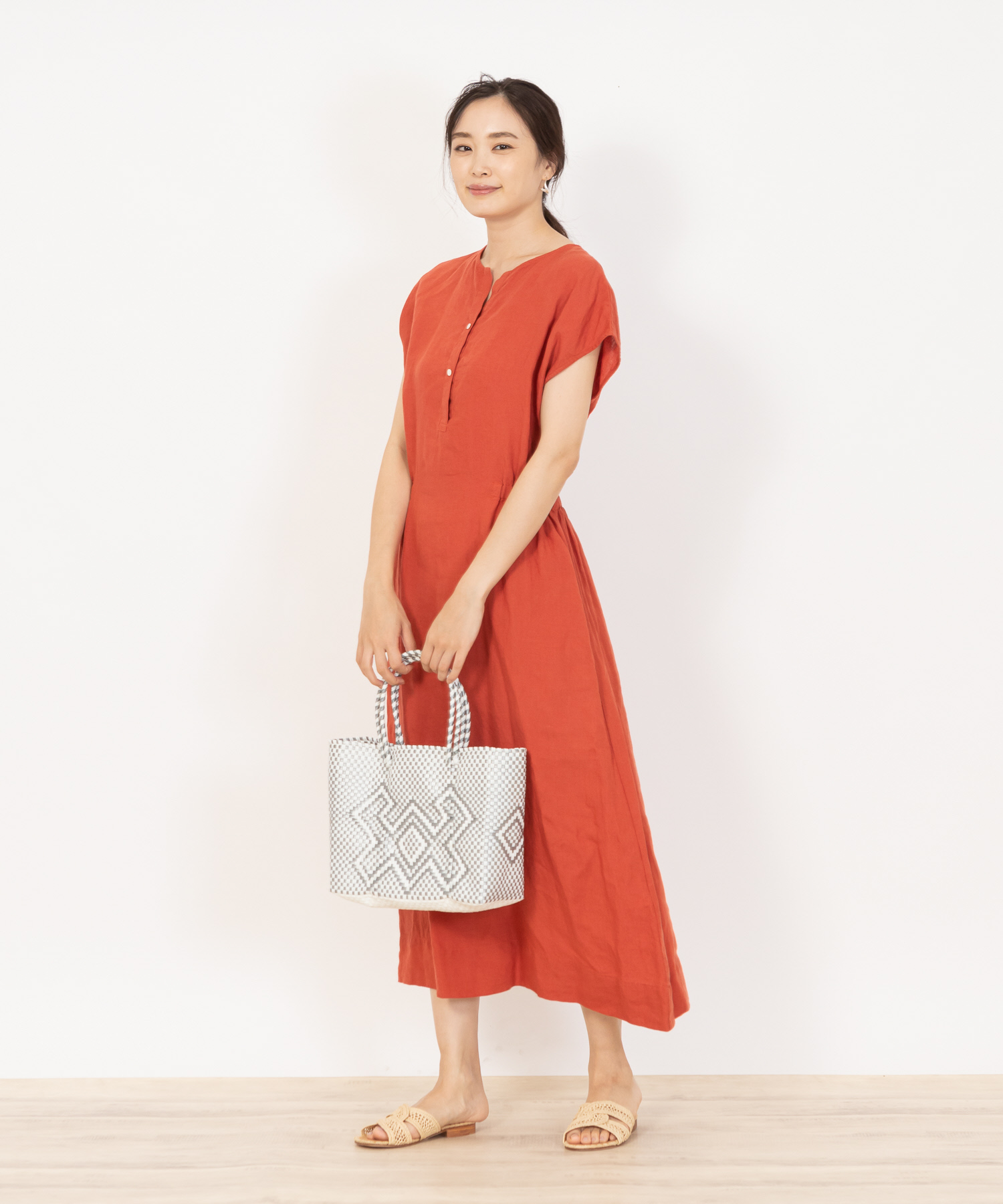 ランキング総合1位 リトアニアリネンワンピース