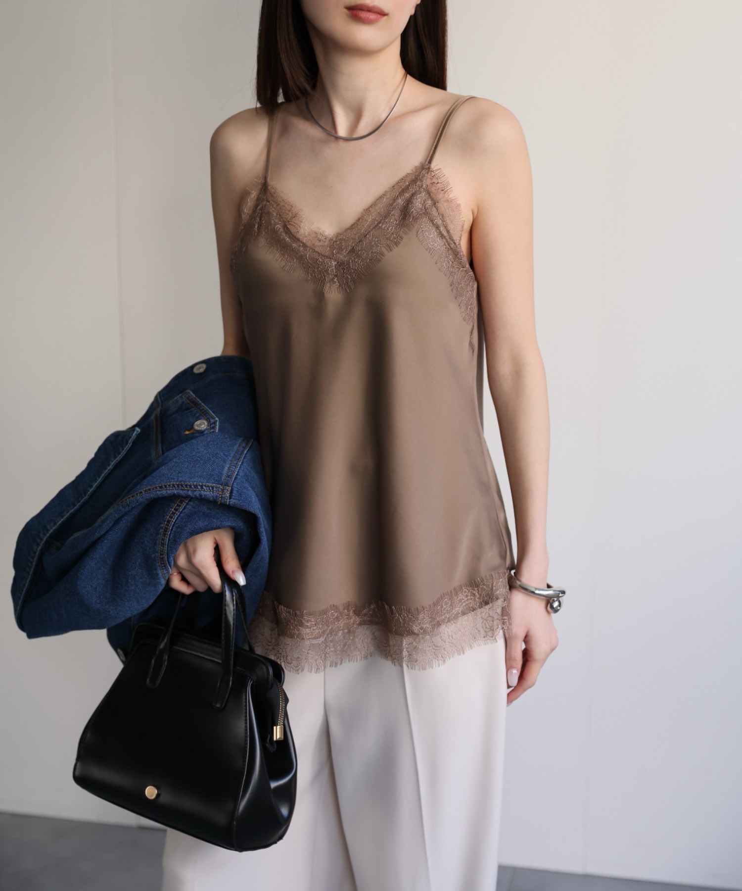 model：162cm 着用サイズ：F