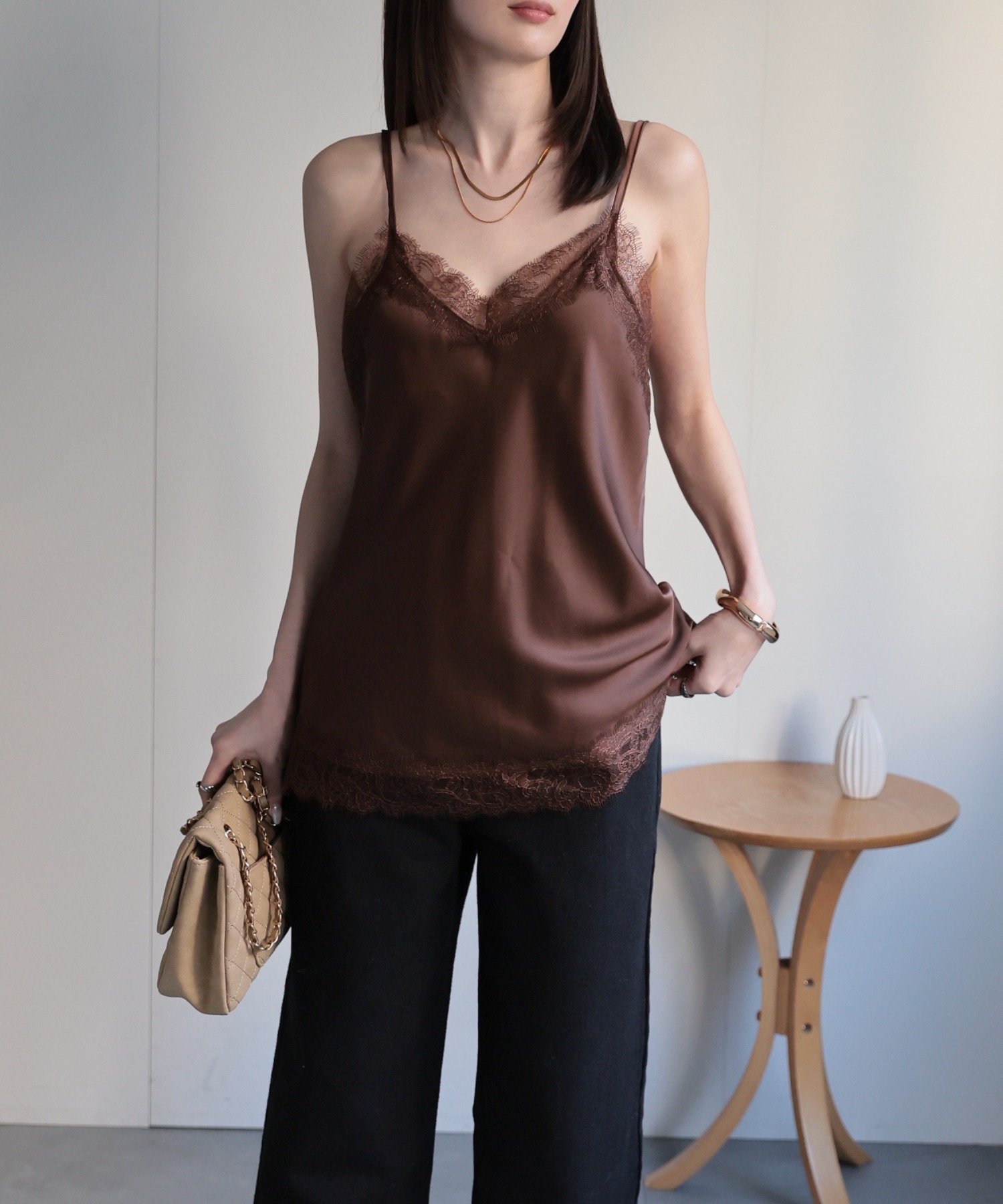 model：162cm 着用サイズ：F