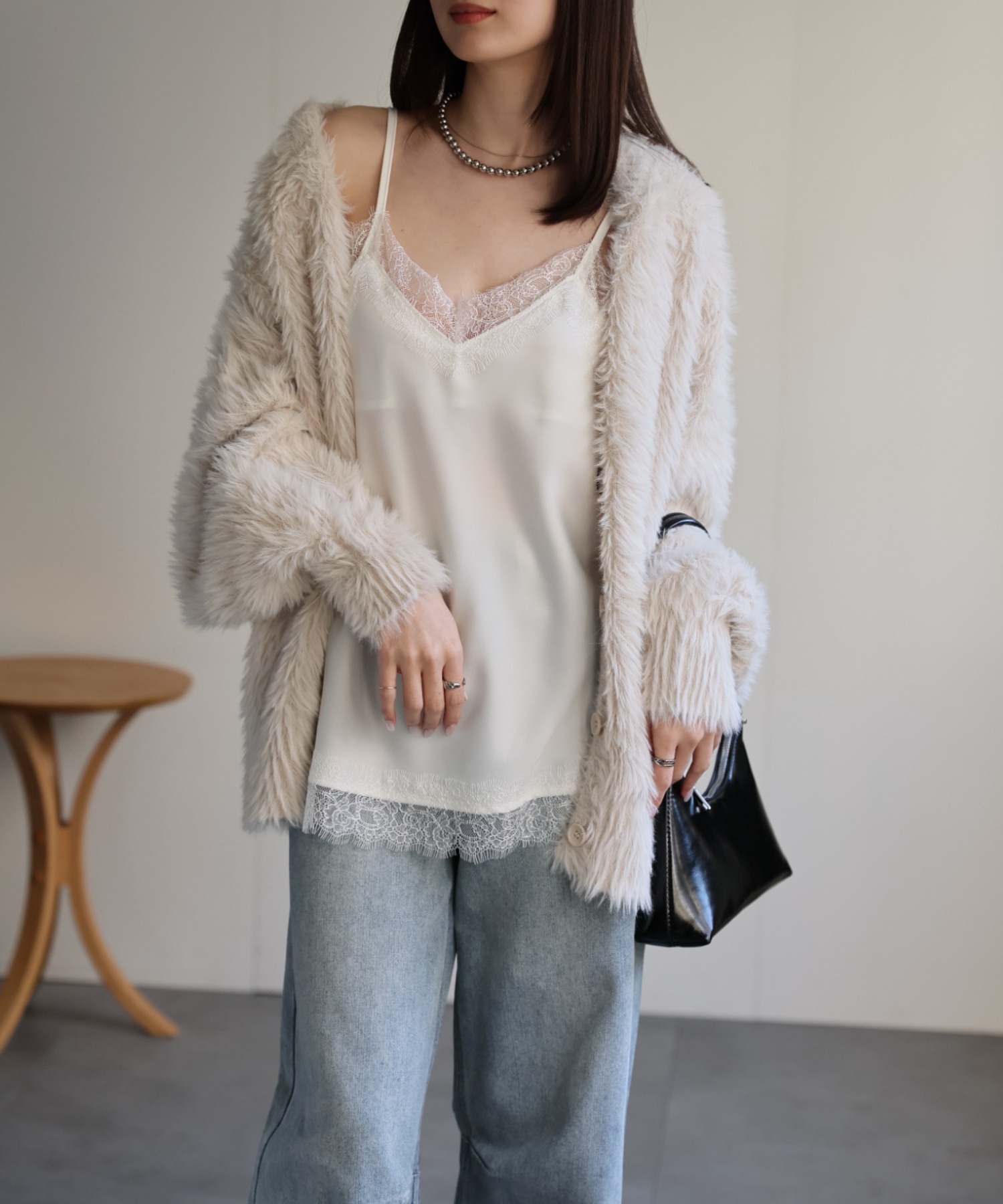 model：162cm 着用サイズ：F