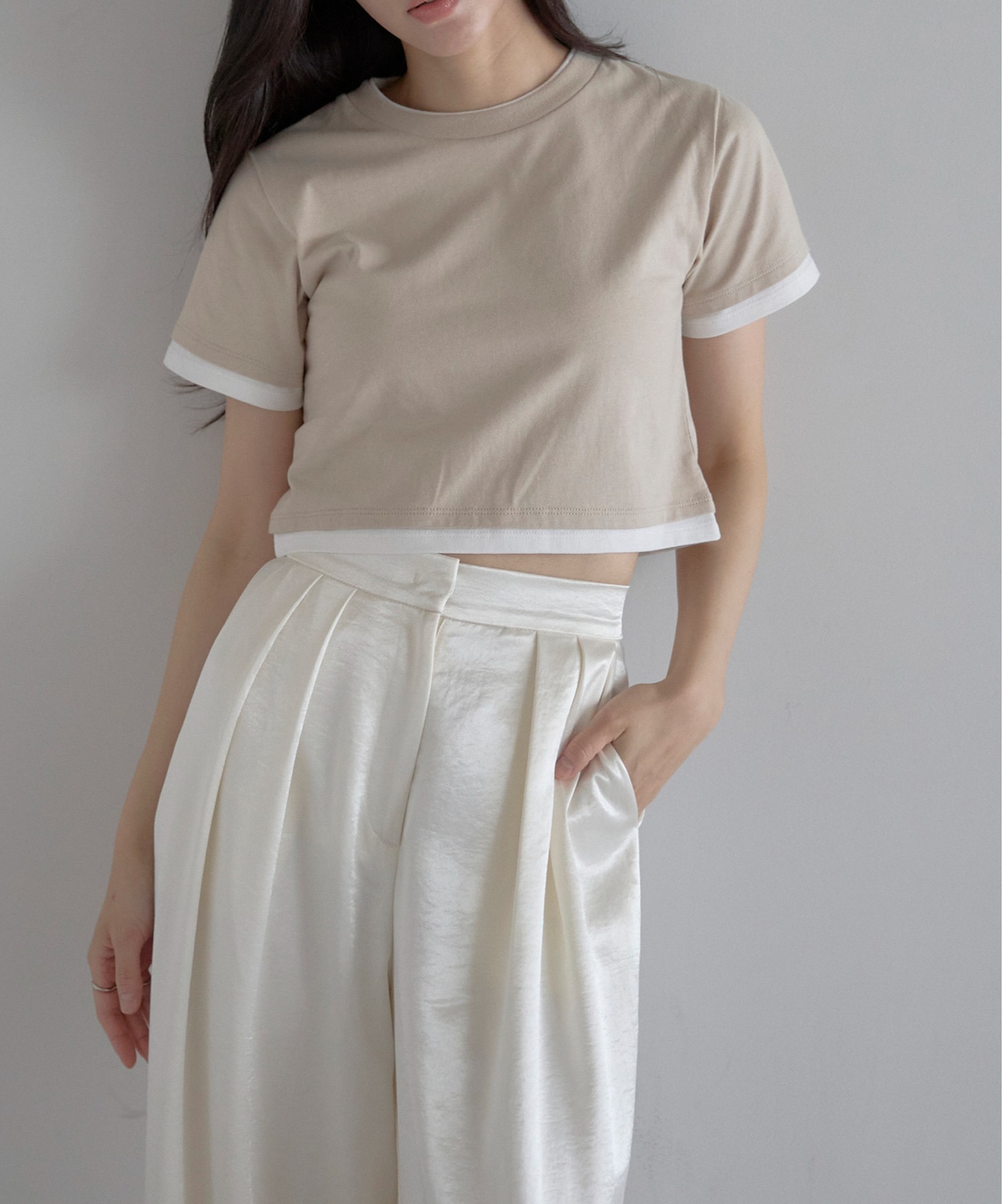 model：H161 着用サイズ：FREE