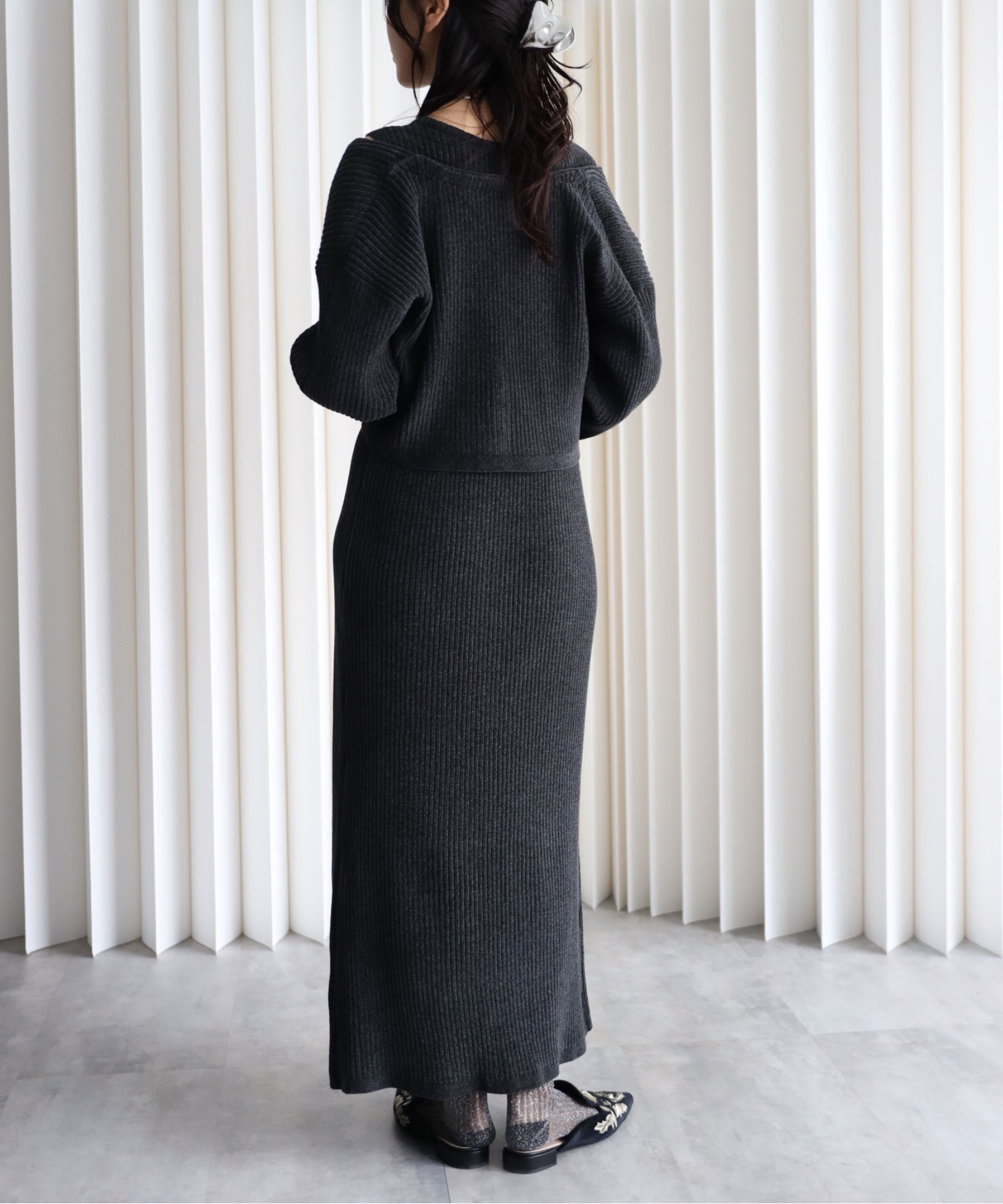 model：164cm. 着用サイズ：FREE