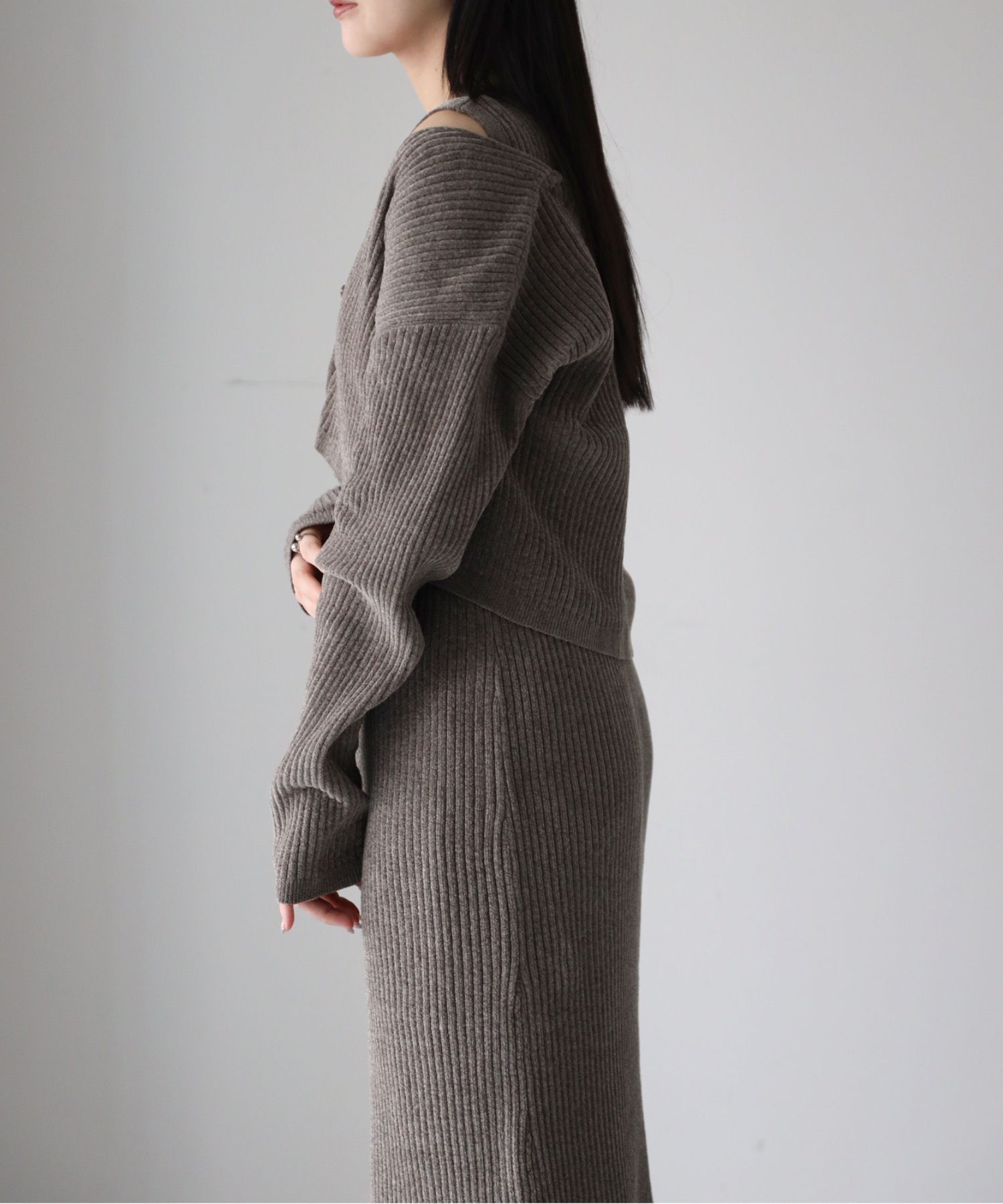 model：164cm. 着用サイズ：FREE
