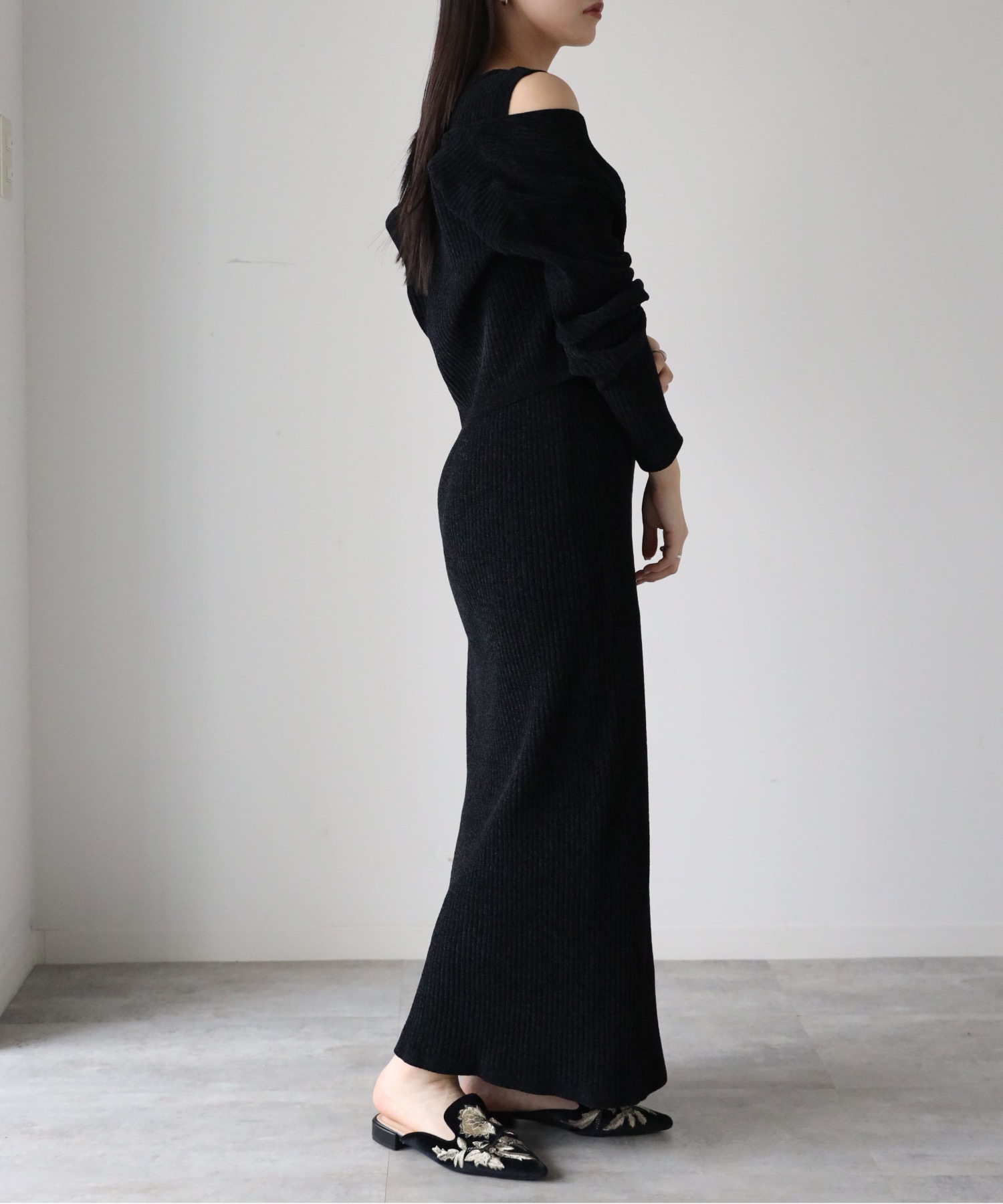model：164cm. 着用サイズ：FREE