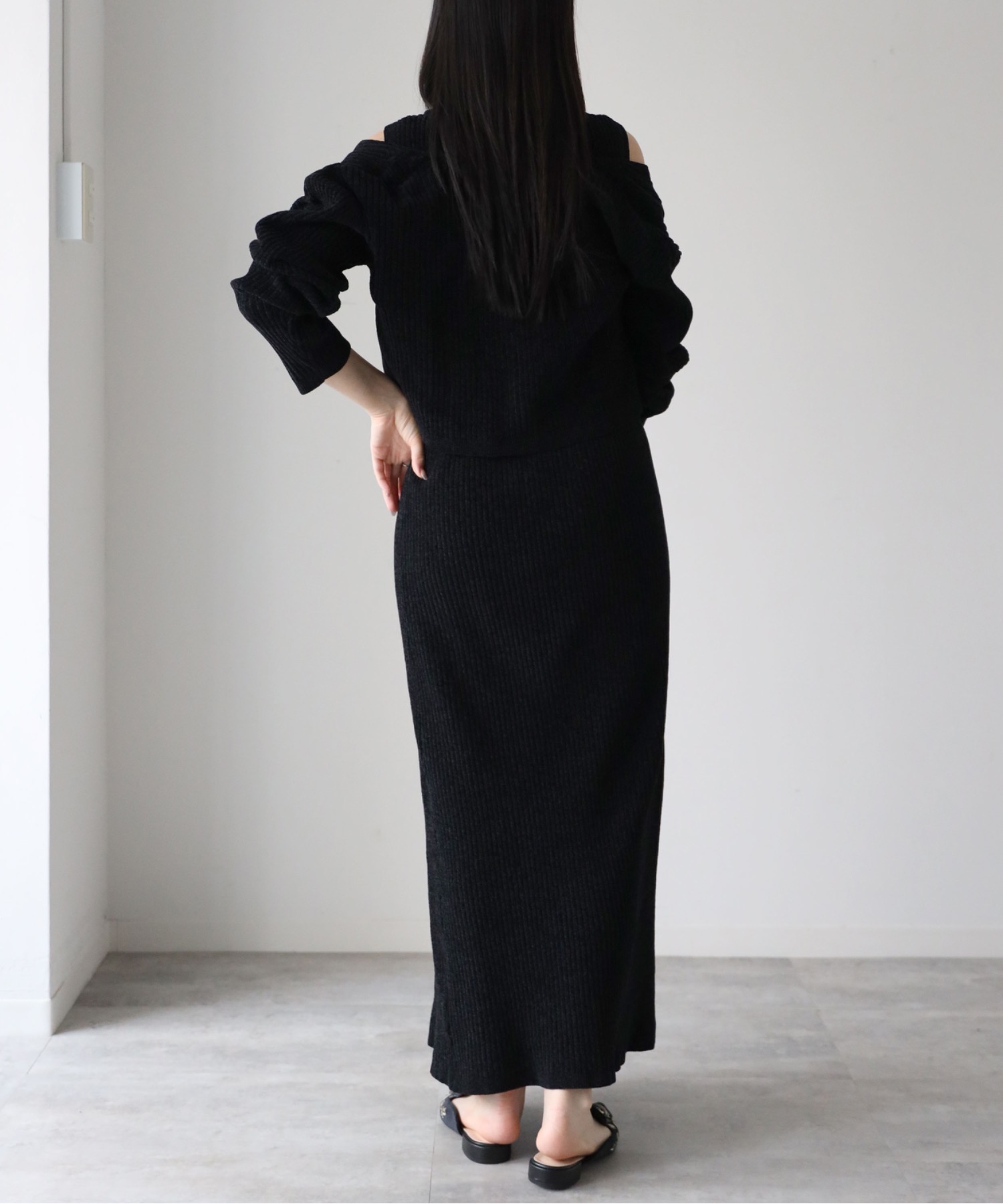 model：164cm. 着用サイズ：FREE