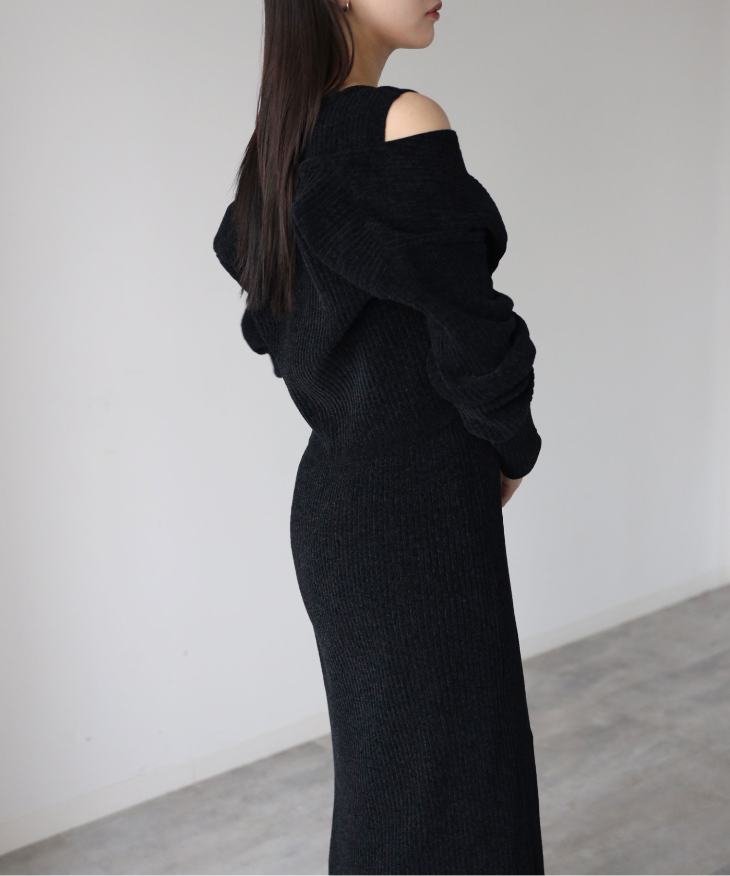model：164cm. 着用サイズ：FREE