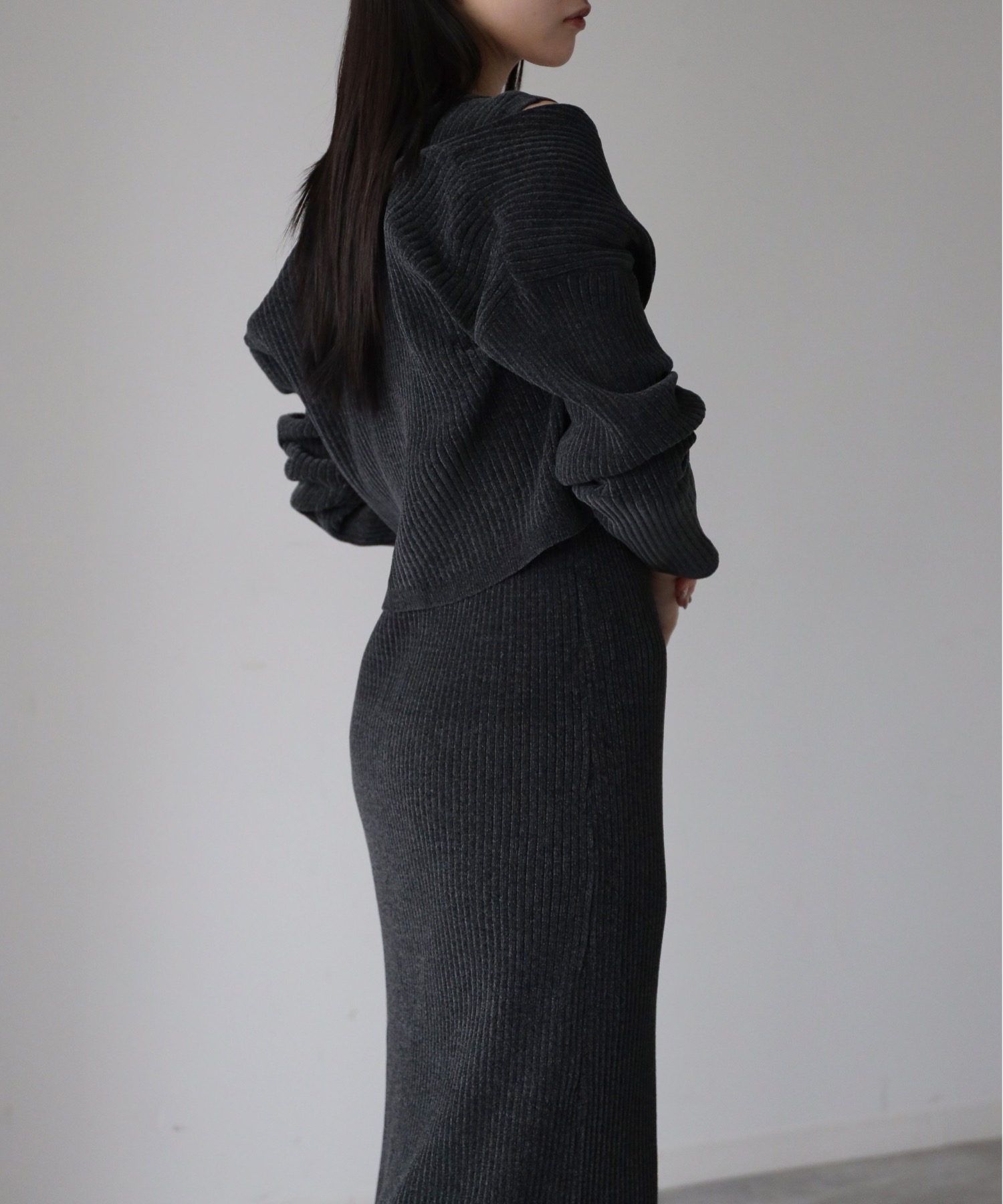 model：164cm. 着用サイズ：FREE