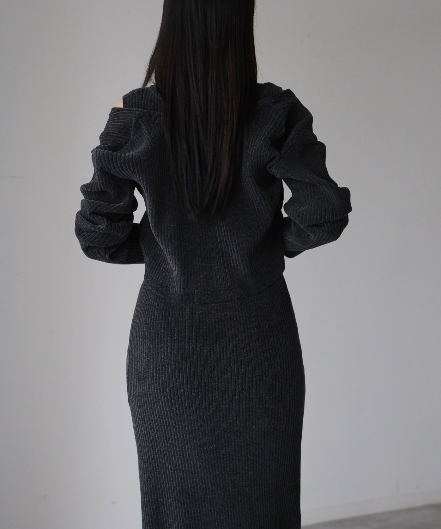 model：164cm. 着用サイズ：FREE