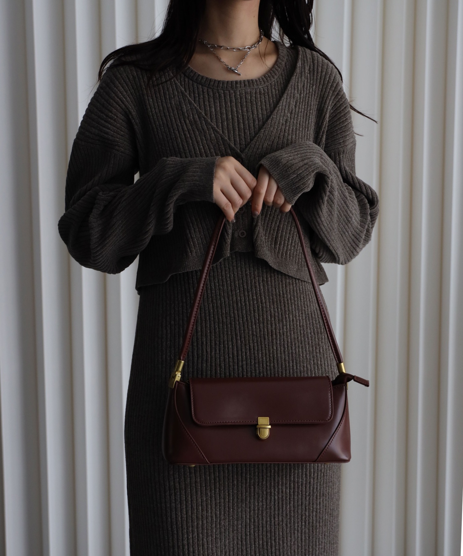 model：164cm. 着用サイズ：FREE